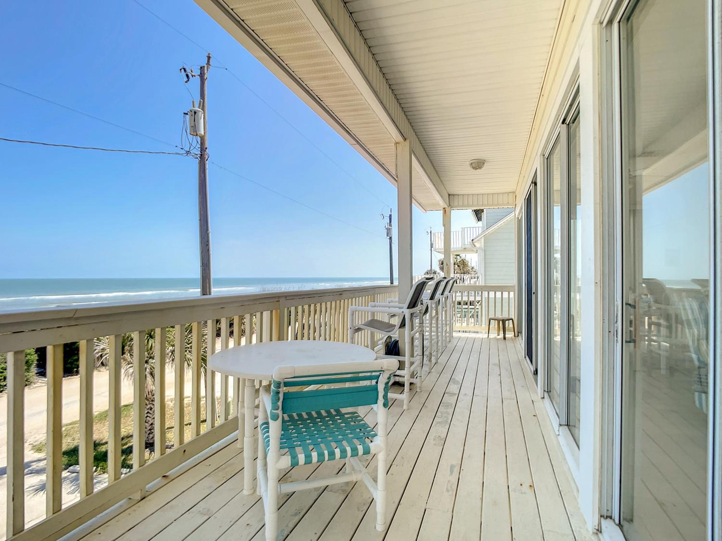 Beachfront home with wrap around deck and rooftop deck - 6320 S. Atlantic view 3
