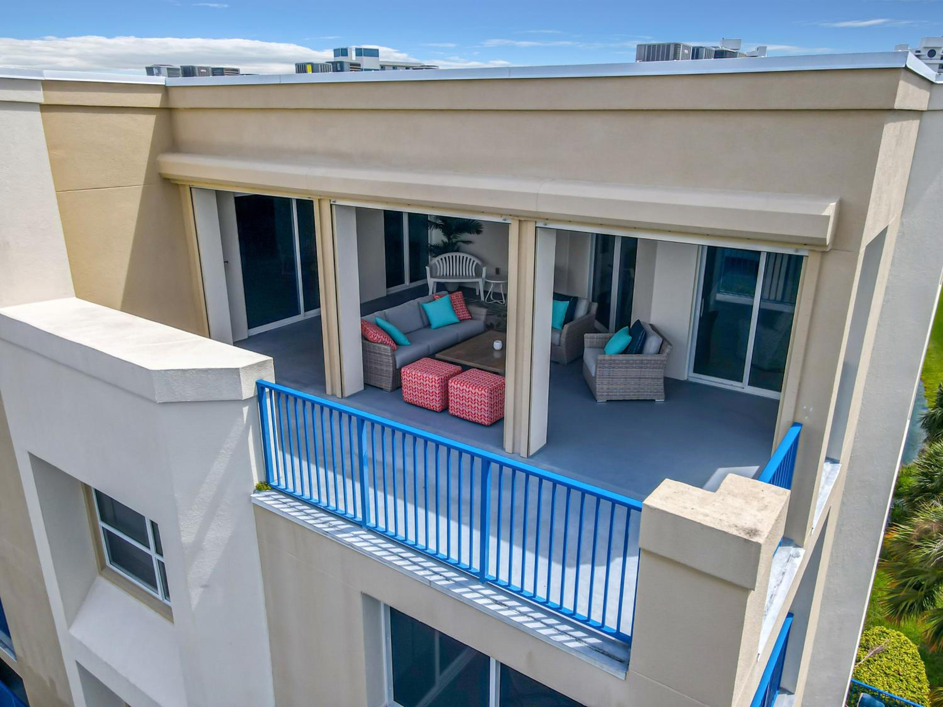 Oceanwalk Penthouse Close to Pool 2 Balconies1 large 519 sun balcony OW11-605 view 2