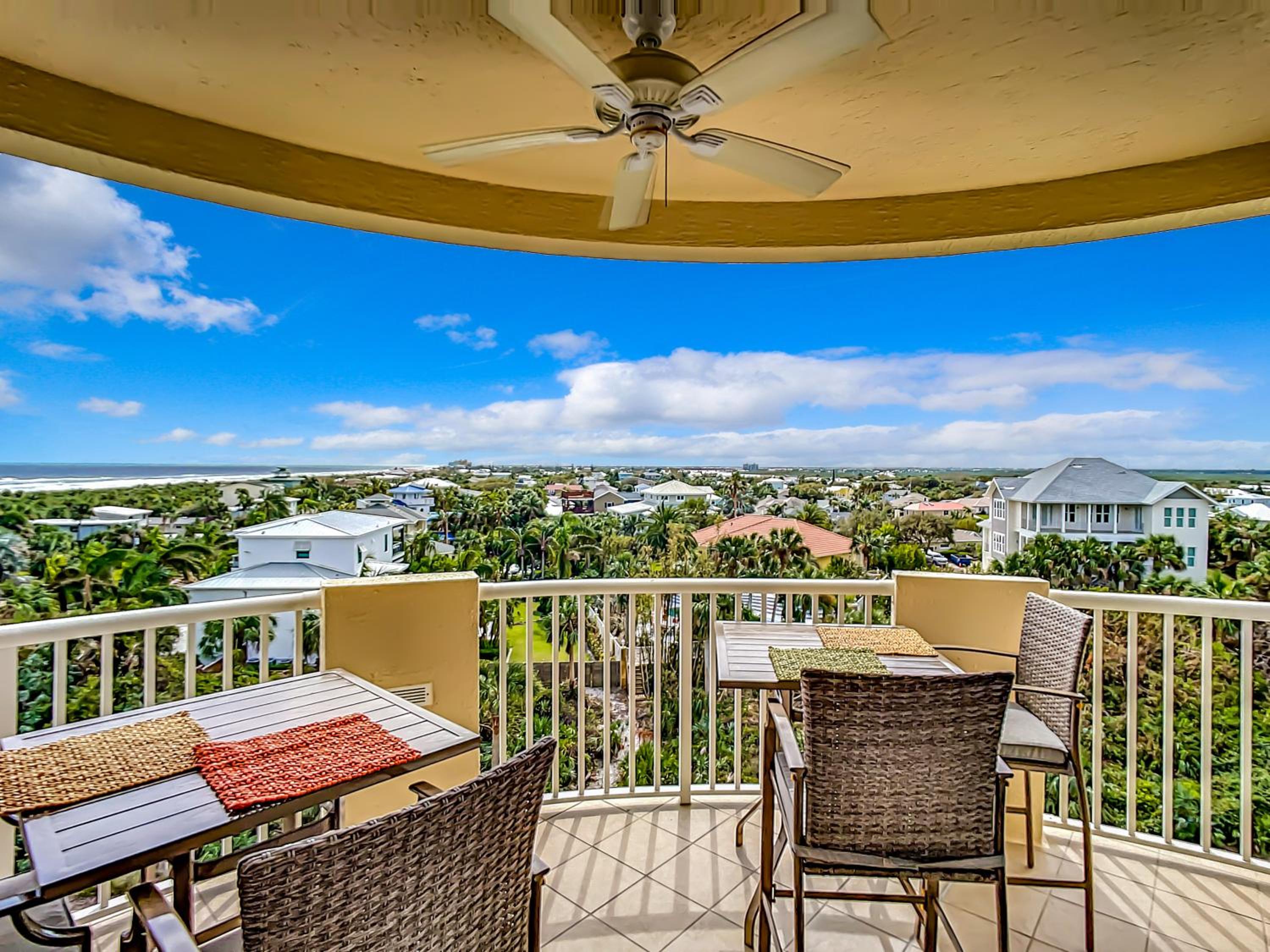 Luxury Minorca ~ Corner Unit ~ Ocean River Views 2 Balconies Paros 606 view 4