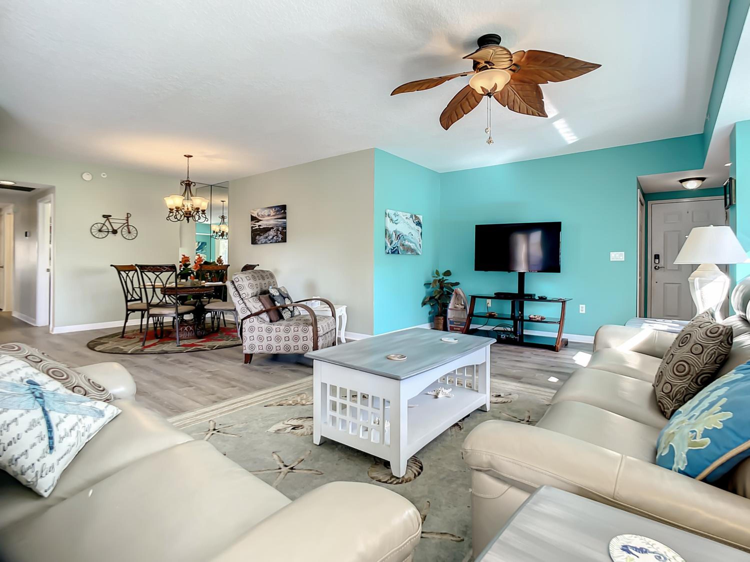 Gorgeous Oceanwalk Condo on the corner with superb views of the ocean. OW1-201