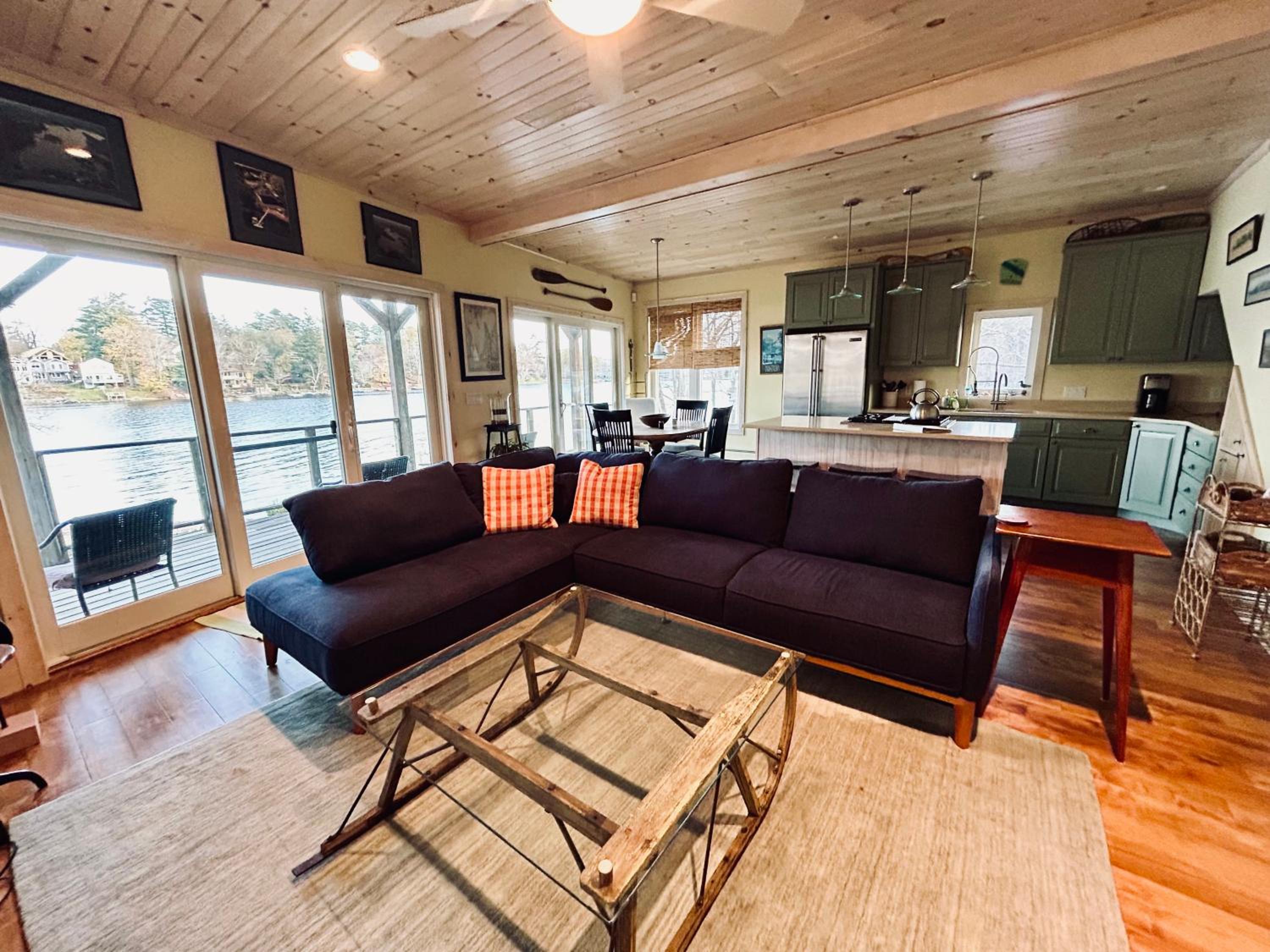 Waterfront Home on Bantam Lake with Private Beach view 2