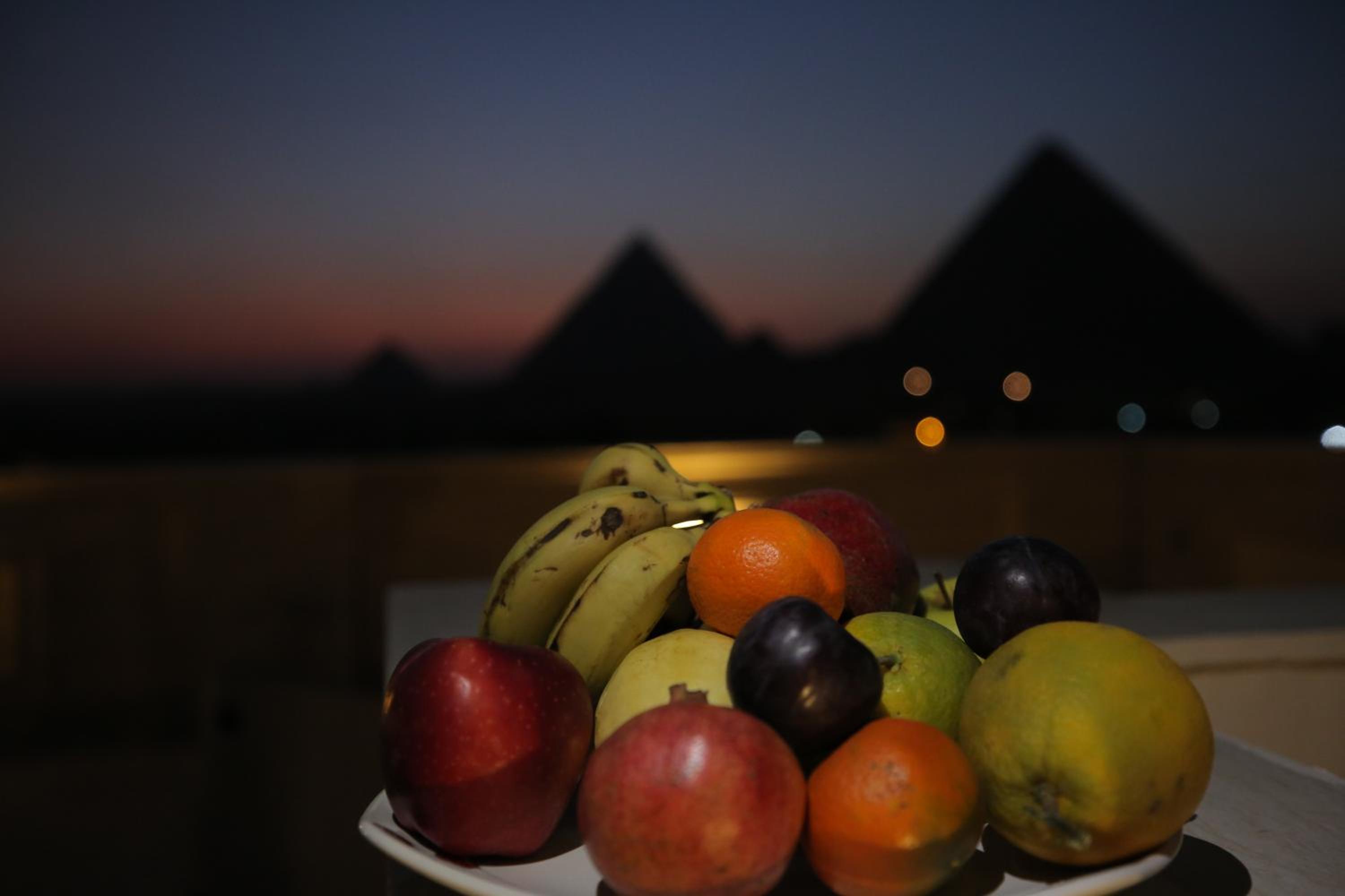 Zeina pyramids view