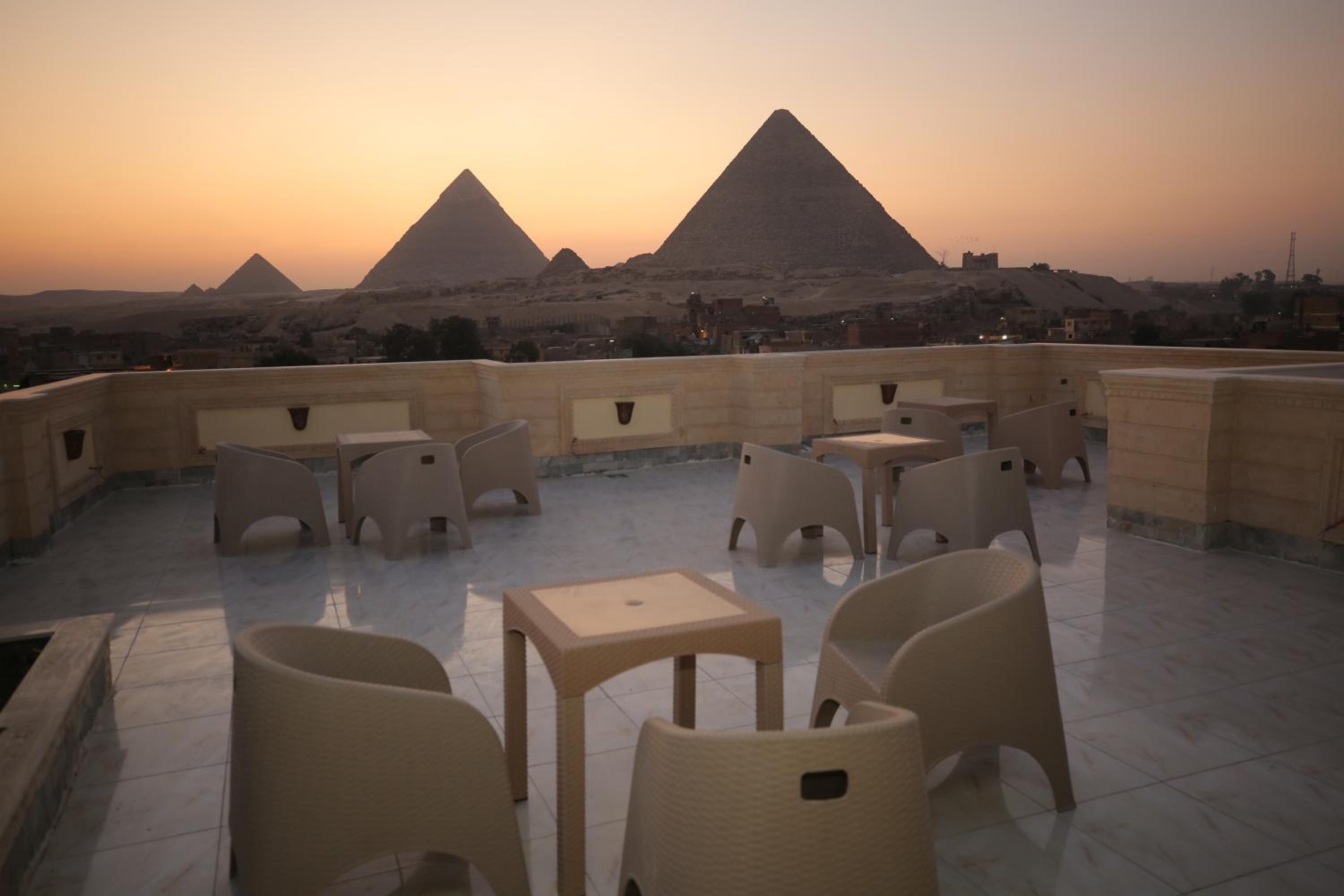 Zeina pyramids view