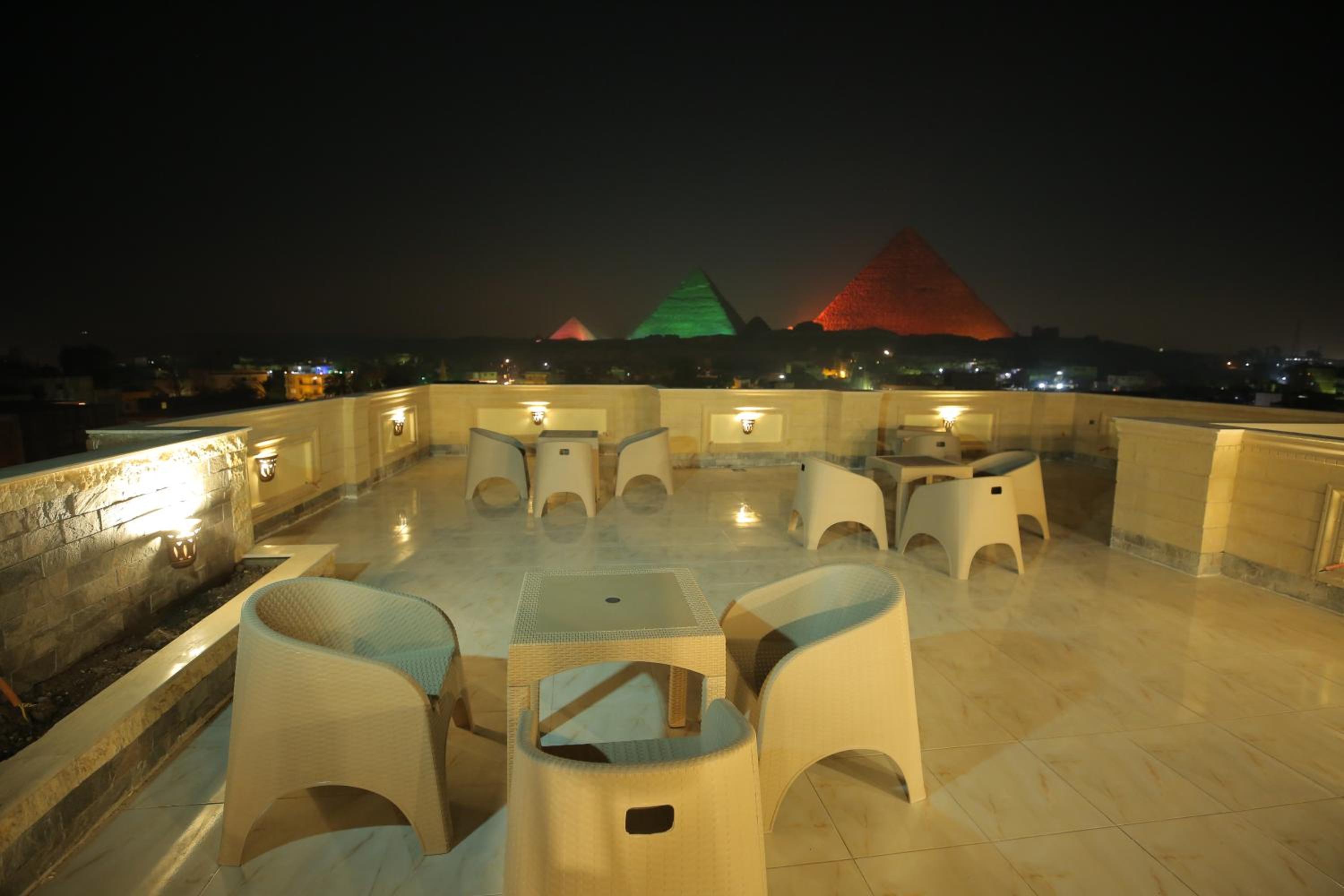 Zeina pyramids view