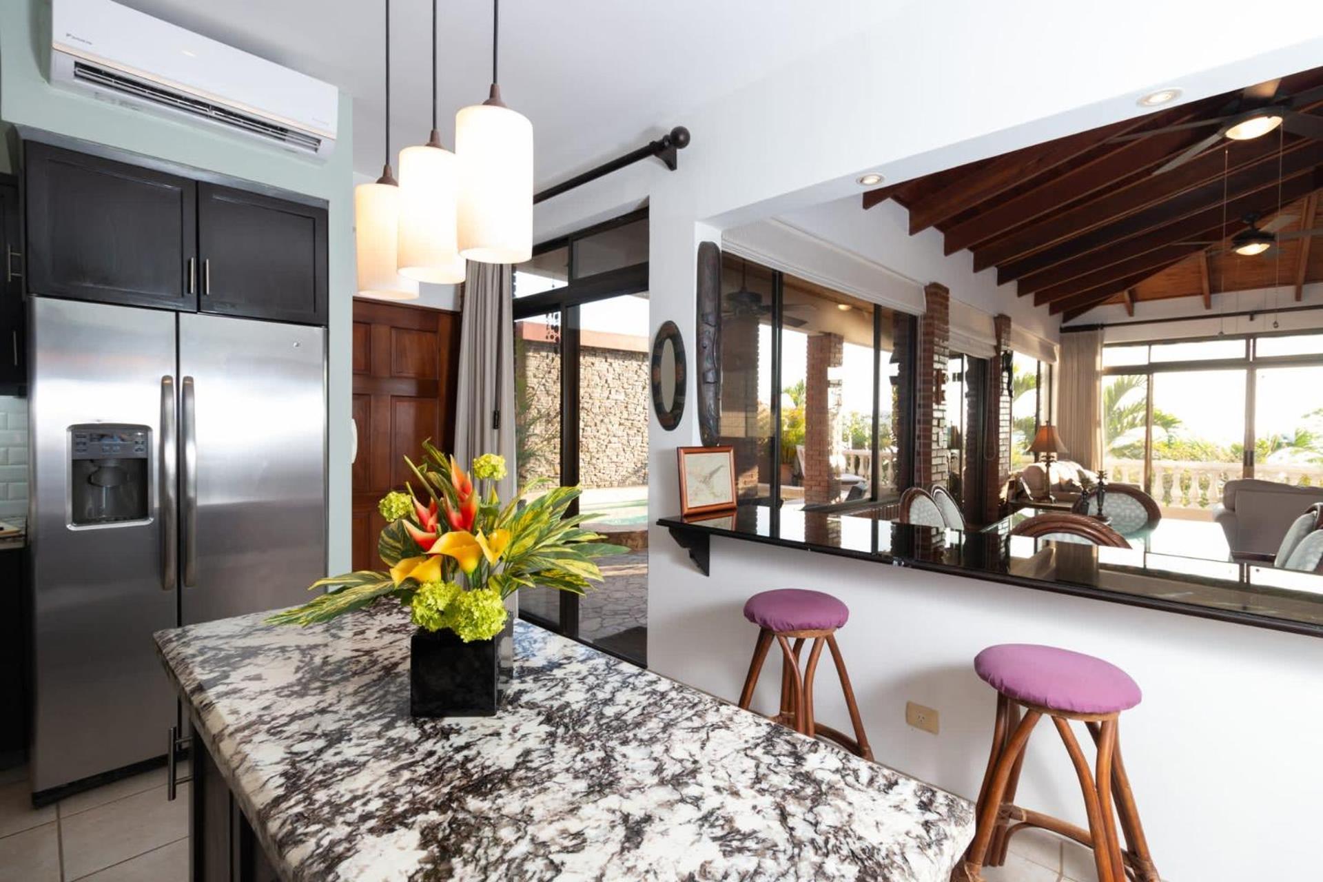 Oceanview Villa with Wrap-Around Terrace, Private Pool, Hot Tub, and Guesthouse