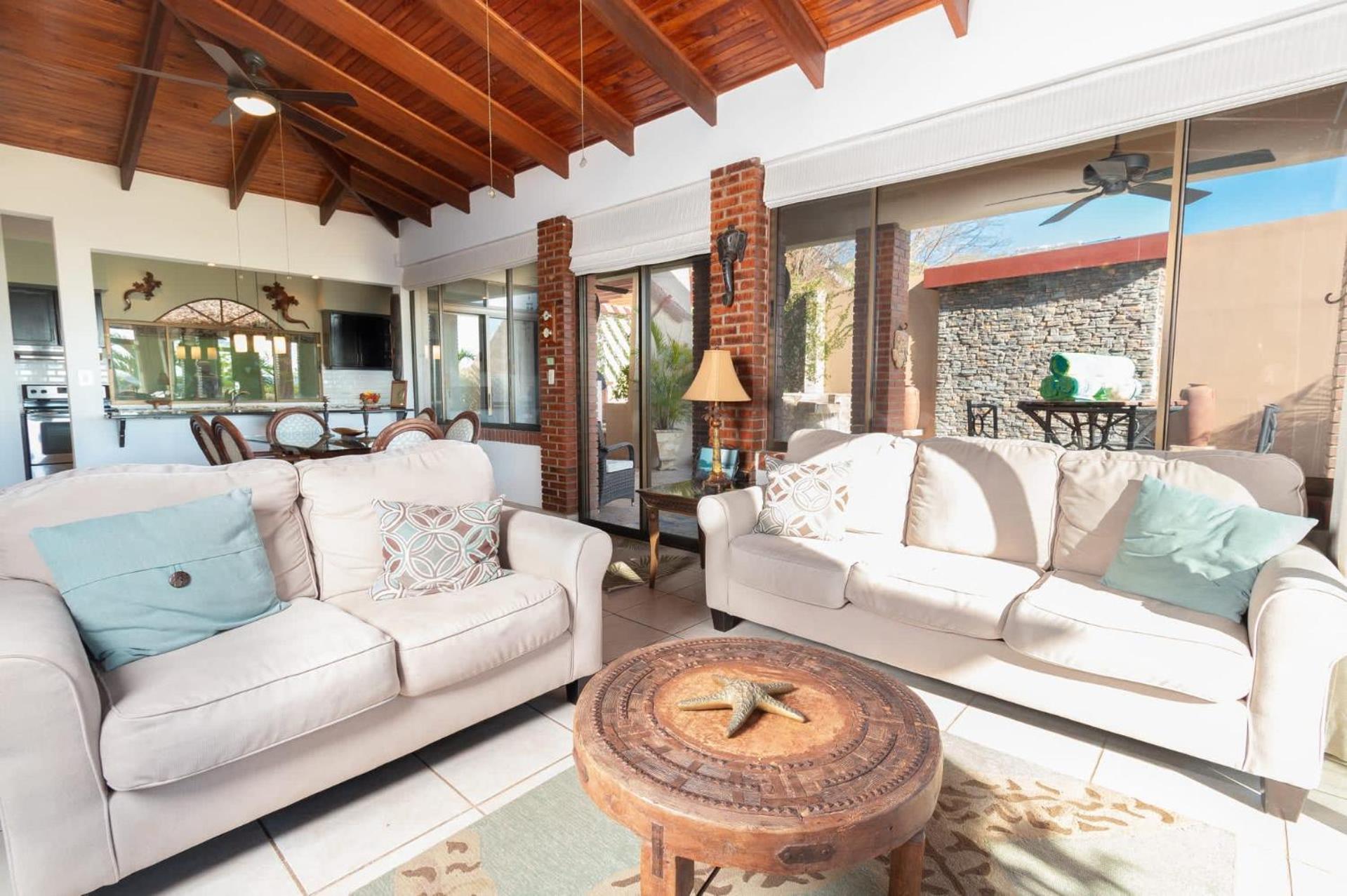 Oceanview Villa with Wrap-Around Terrace, Private Pool, Hot Tub, and Guesthouse