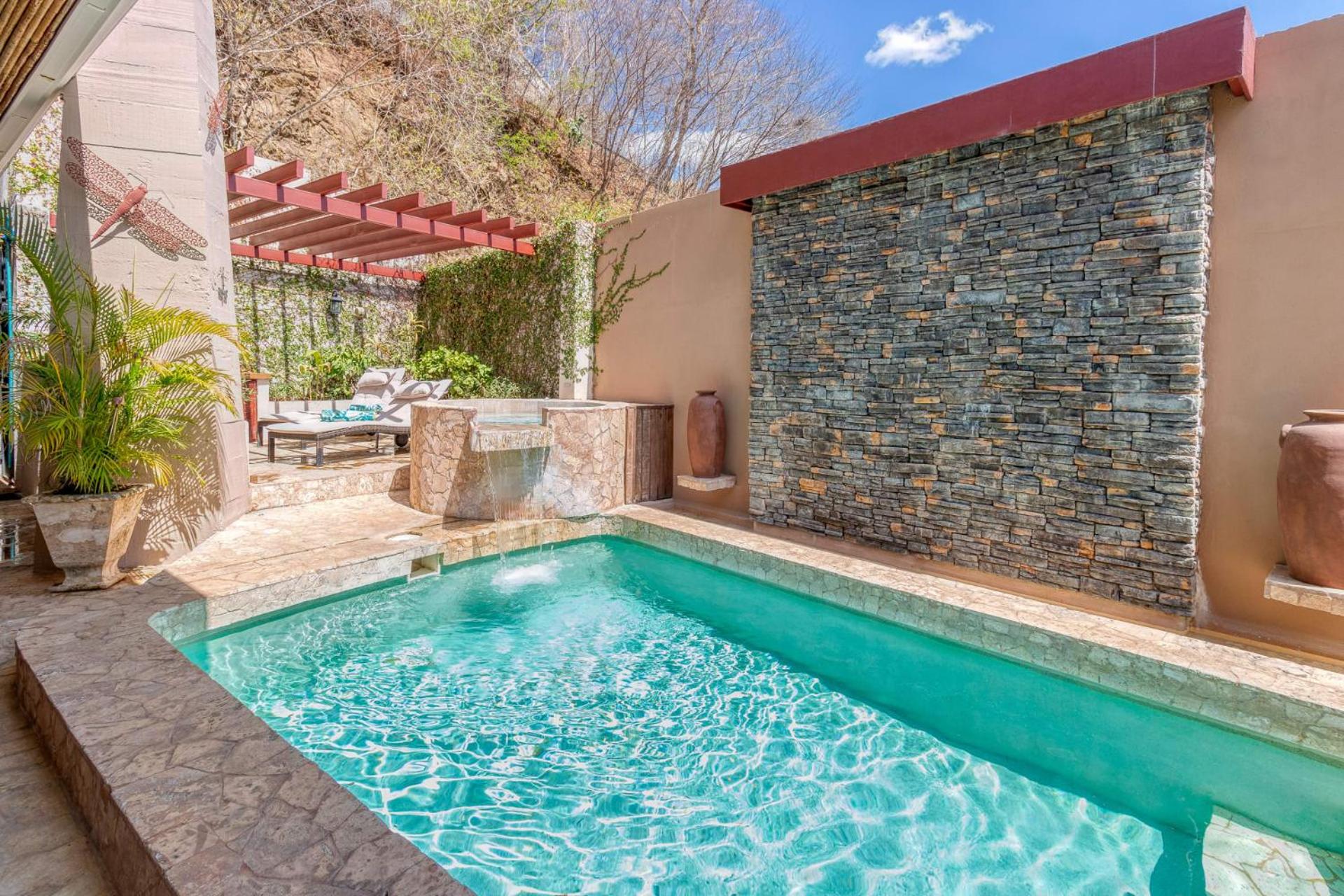 Oceanview Villa with Wrap-Around Terrace, Private Pool, Hot Tub, and Guesthouse