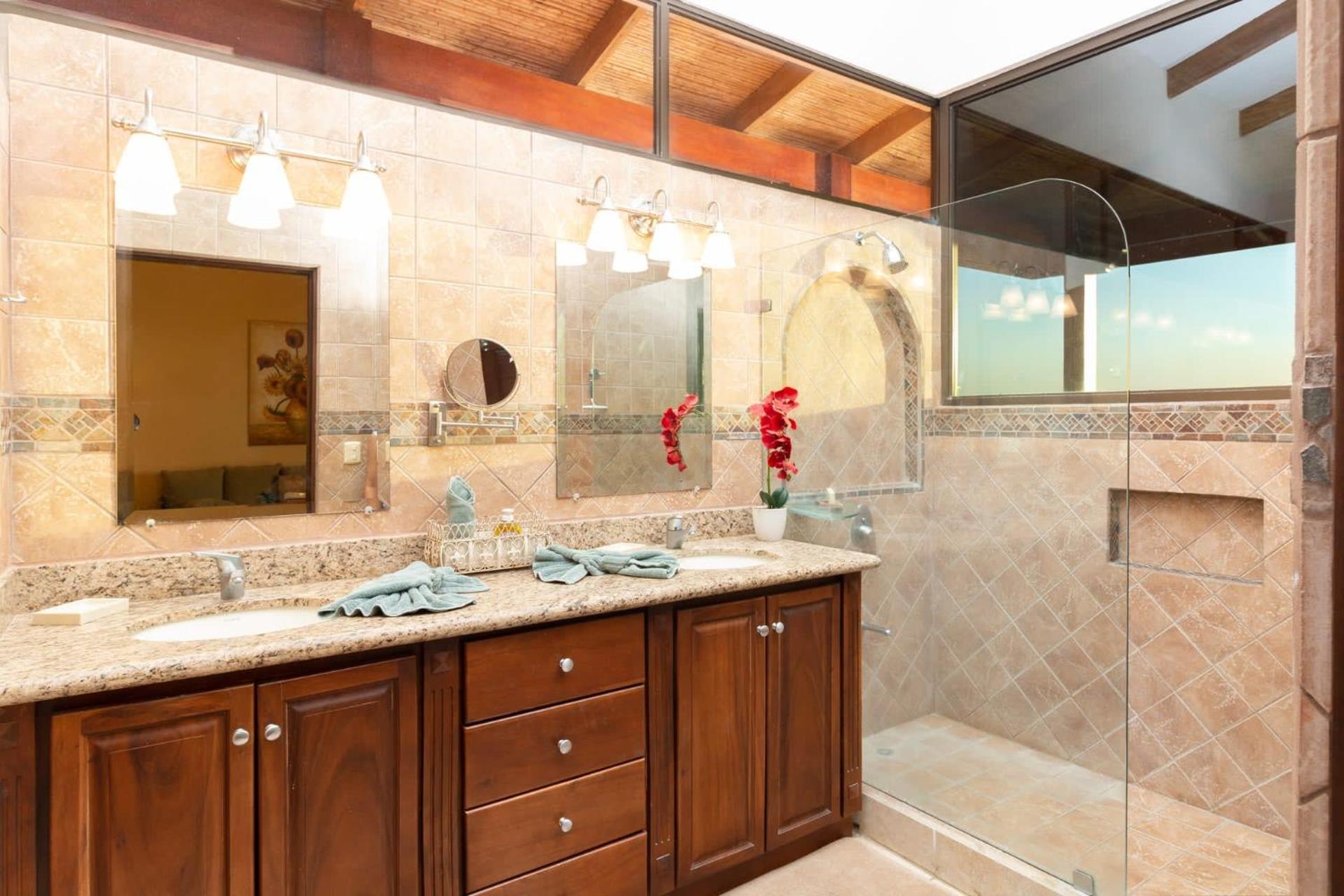 Oceanview Villa with Wrap-Around Terrace, Private Pool, Hot Tub, and Guesthouse