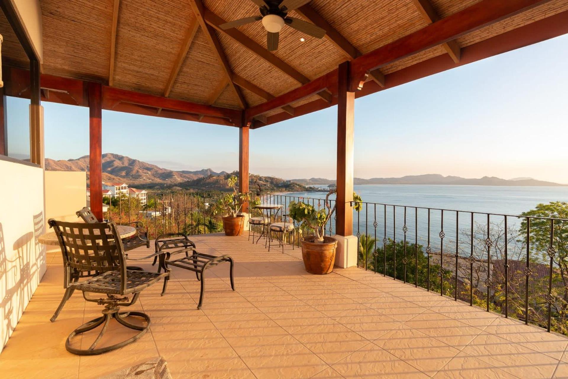 Oceanview Villa with Wrap-Around Terrace, Private Pool, Hot Tub, and Guesthouse