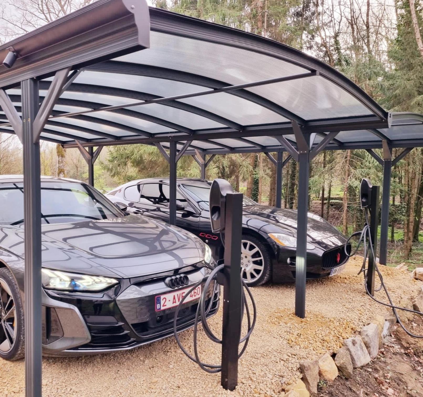 outdoor BBQ area