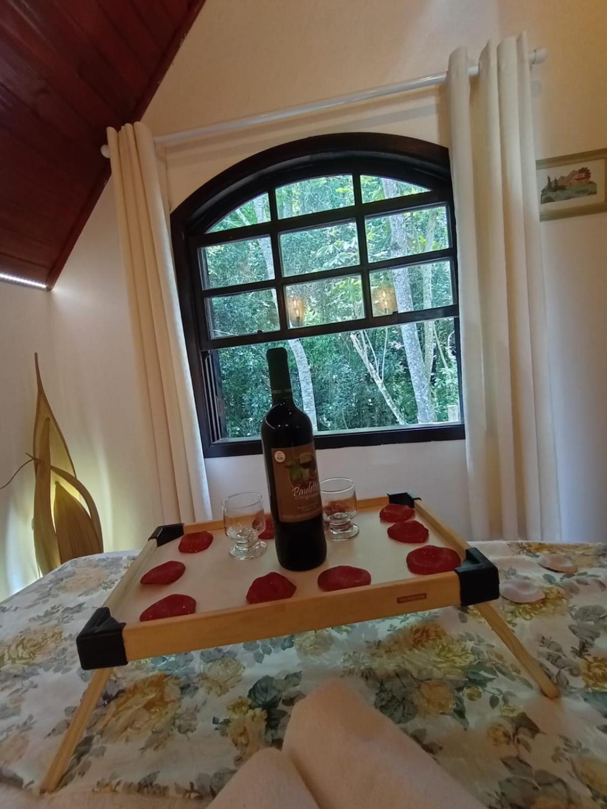 Casa da Vovó na Pousada Sitio Pauletto - com Cozinha, Churrasqueira e Decoração