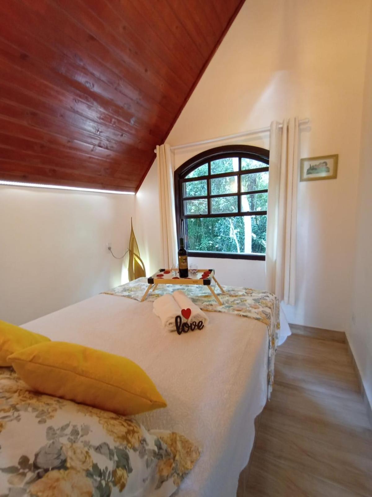 Casa da Vovó na Pousada Sitio Pauletto - com Cozinha, Churrasqueira e Decoração