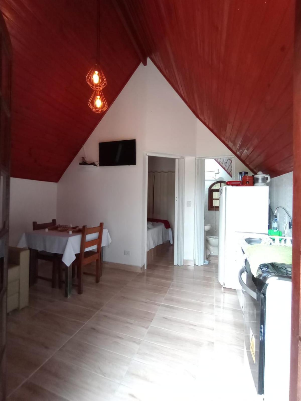 Casa da Vovó na Pousada Sitio Pauletto - com Cozinha, Churrasqueira e Decoração
