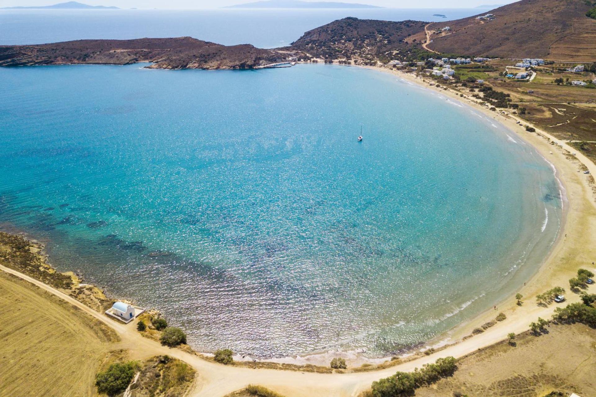 Private Luxury Scarlet beachfront villa, Molos, Paros