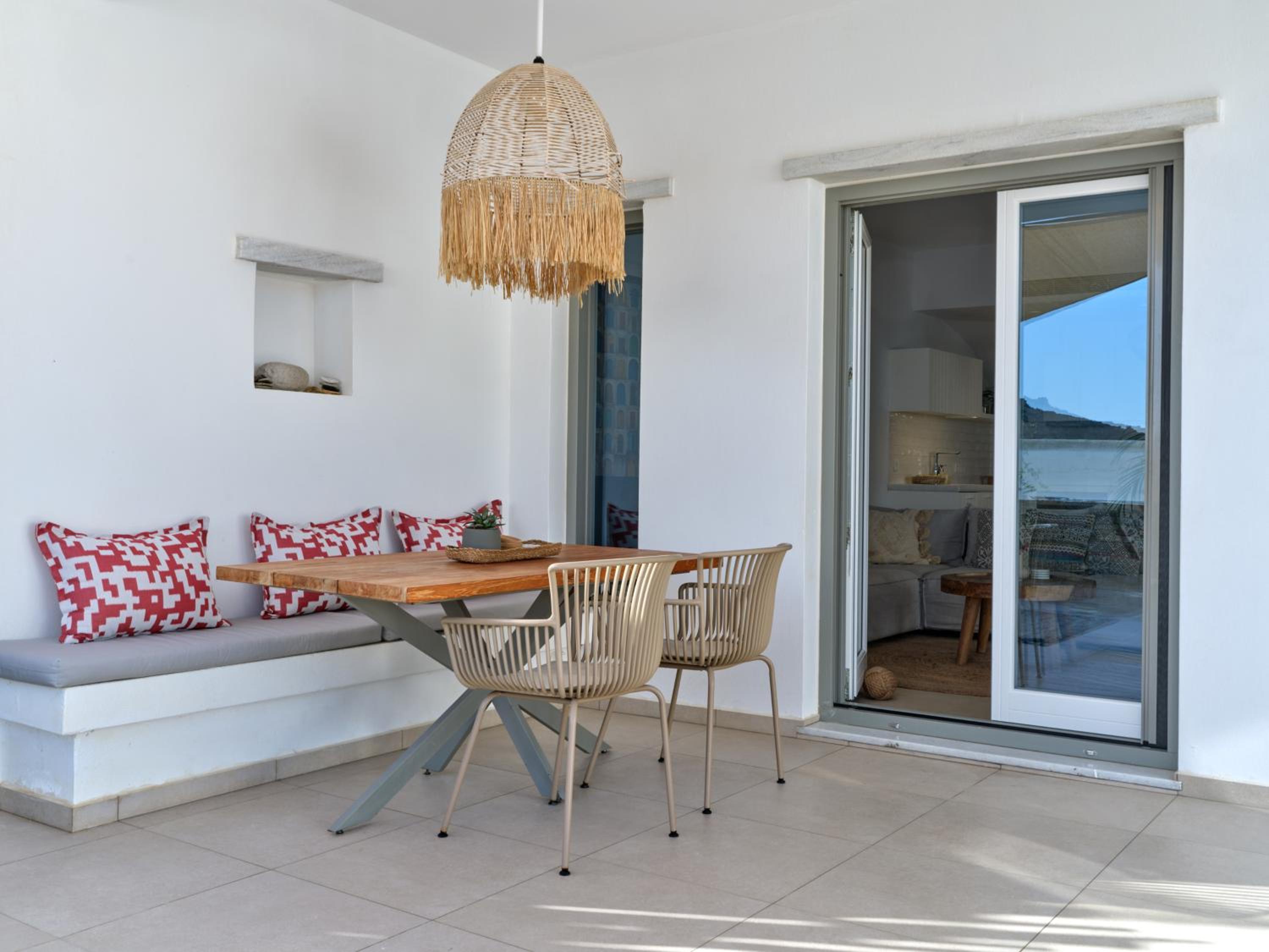 Private Luxury Scarlet beachfront villa, Molos, Paros