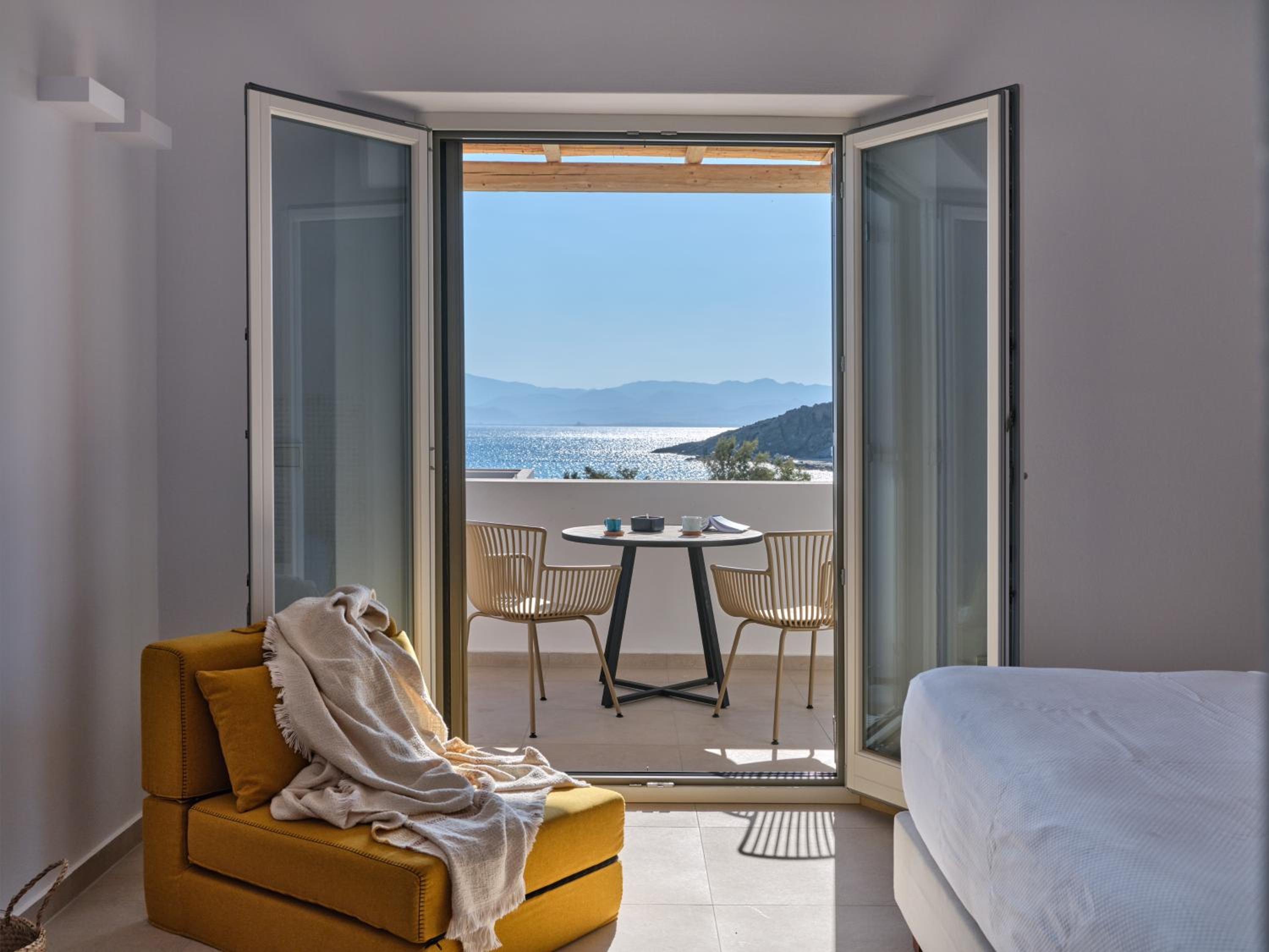 Private Luxury Scarlet beachfront villa, Molos, Paros