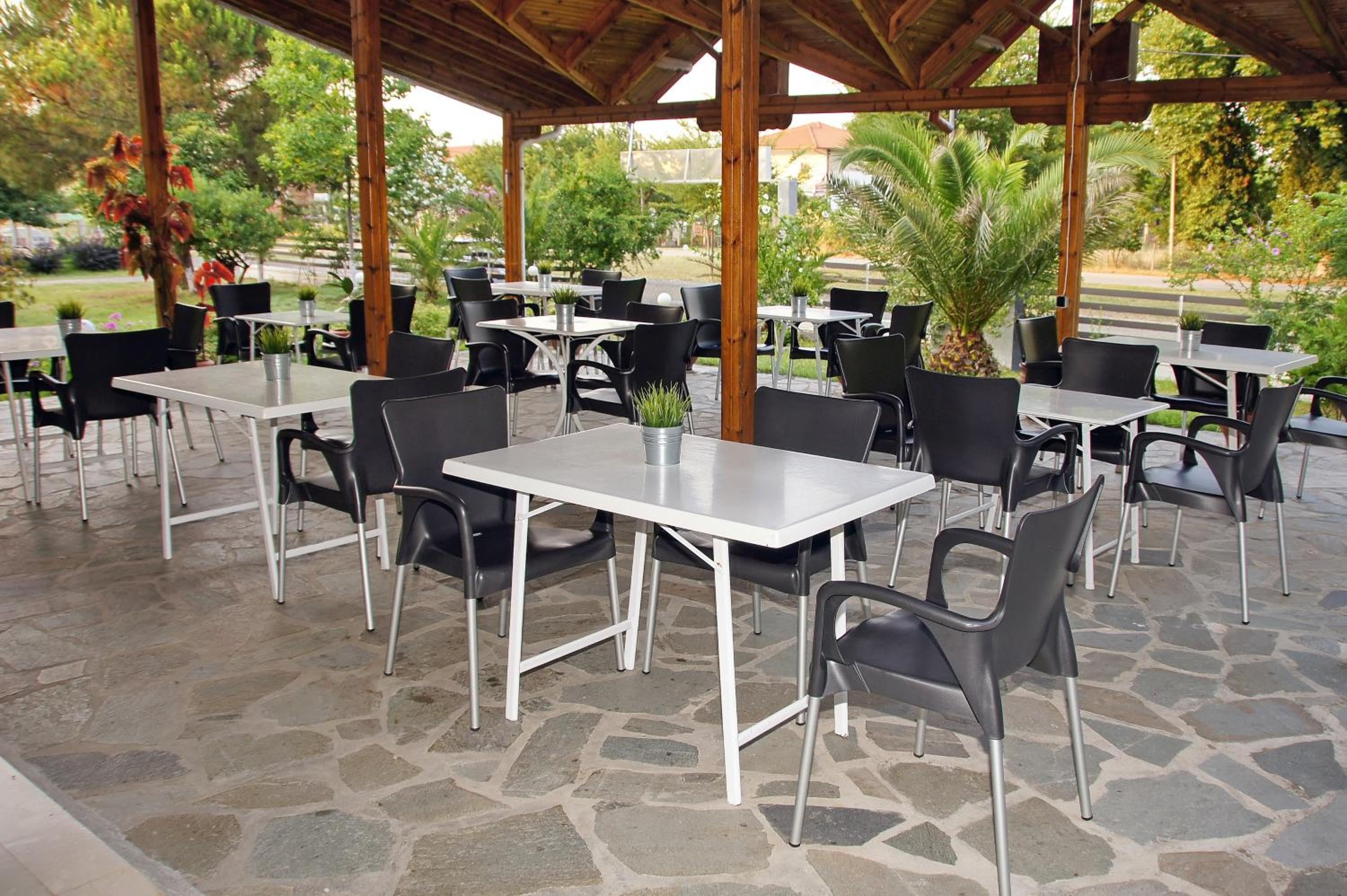 outdoor BBQ area