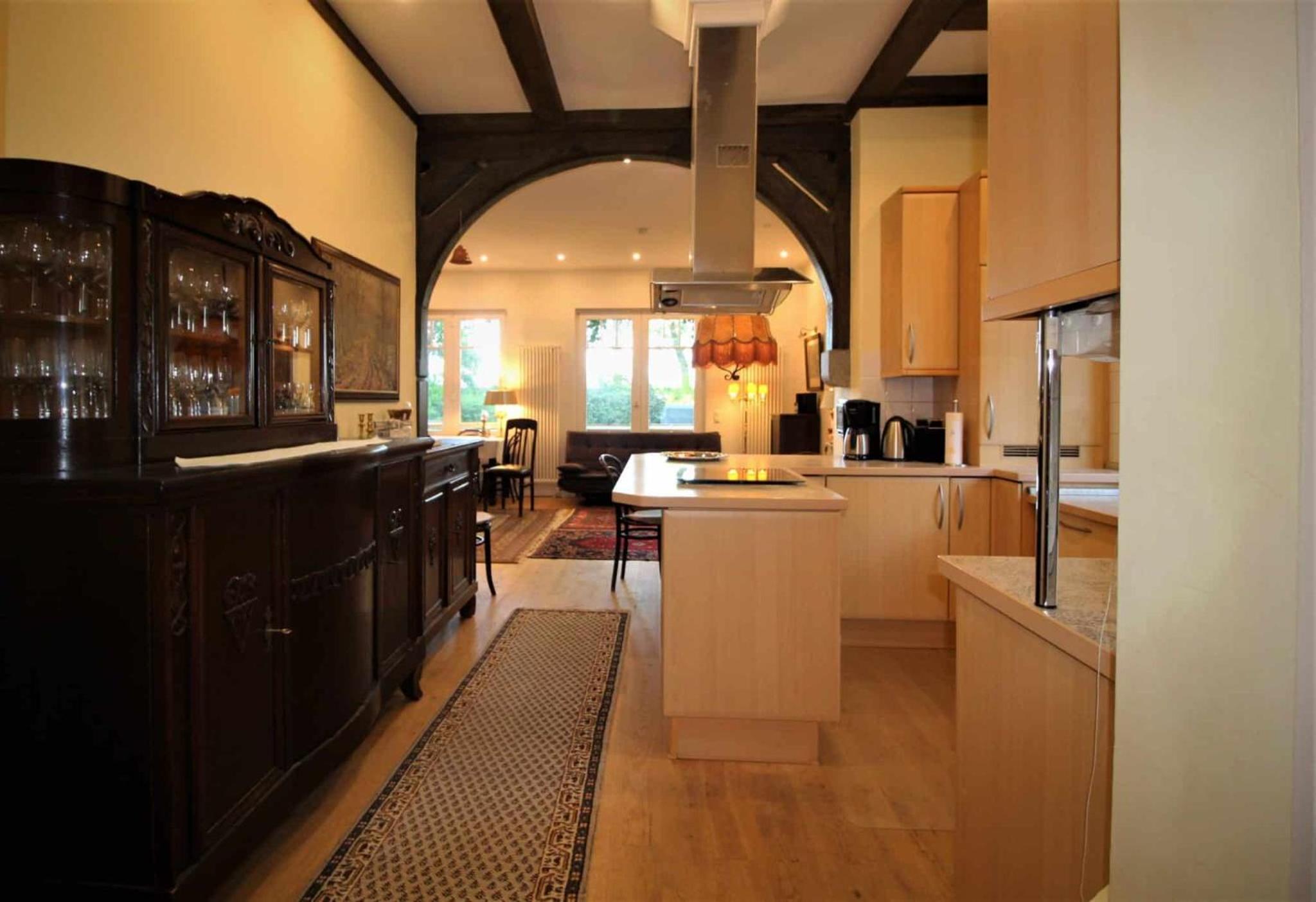 Strandvilla Hubertus Boltenhagen - Ferienwohnungen Apartment mit Parkplatz WLAN Küche Garten Grillplatz Waldbaden