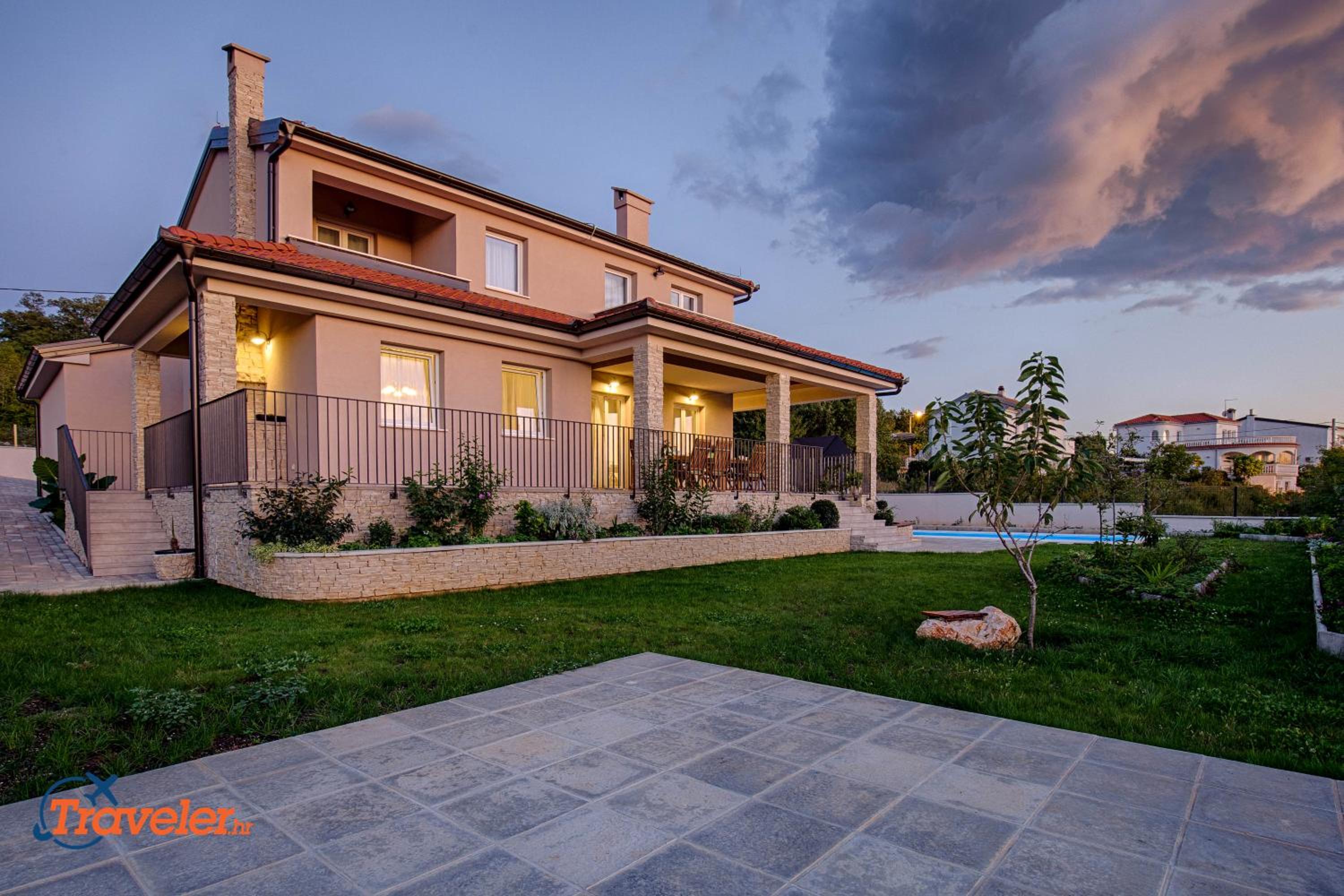 Villa Ante - new villa with pool, big garden with great sea view - by Traveler tourist agency Krk ID 2183 view 4