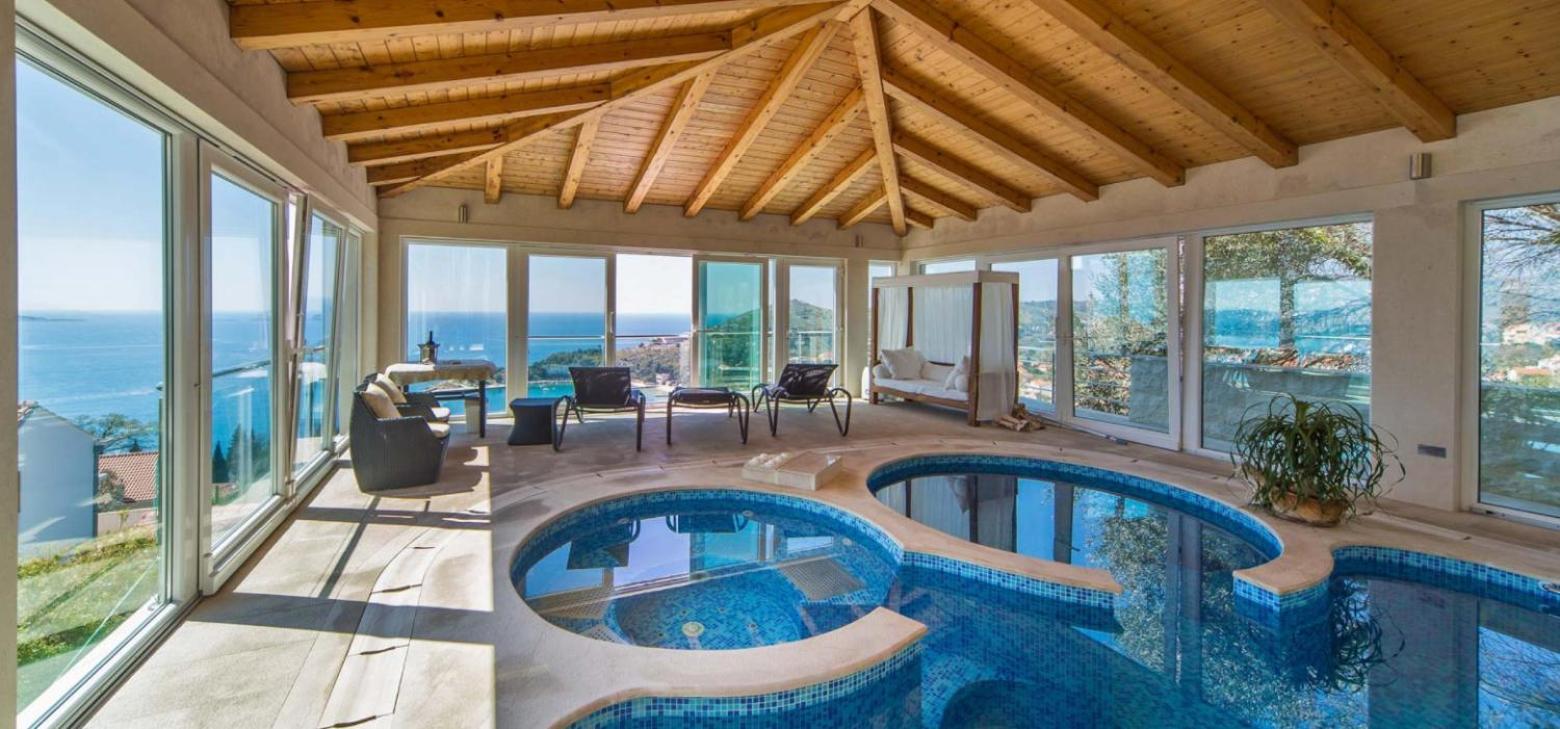 Beautiful Dubrovnik Villa 5 Bedrooms Villa Dubrovnik Platinum Amazing Sea Views Personal Gym and Sauna Mlini view 4