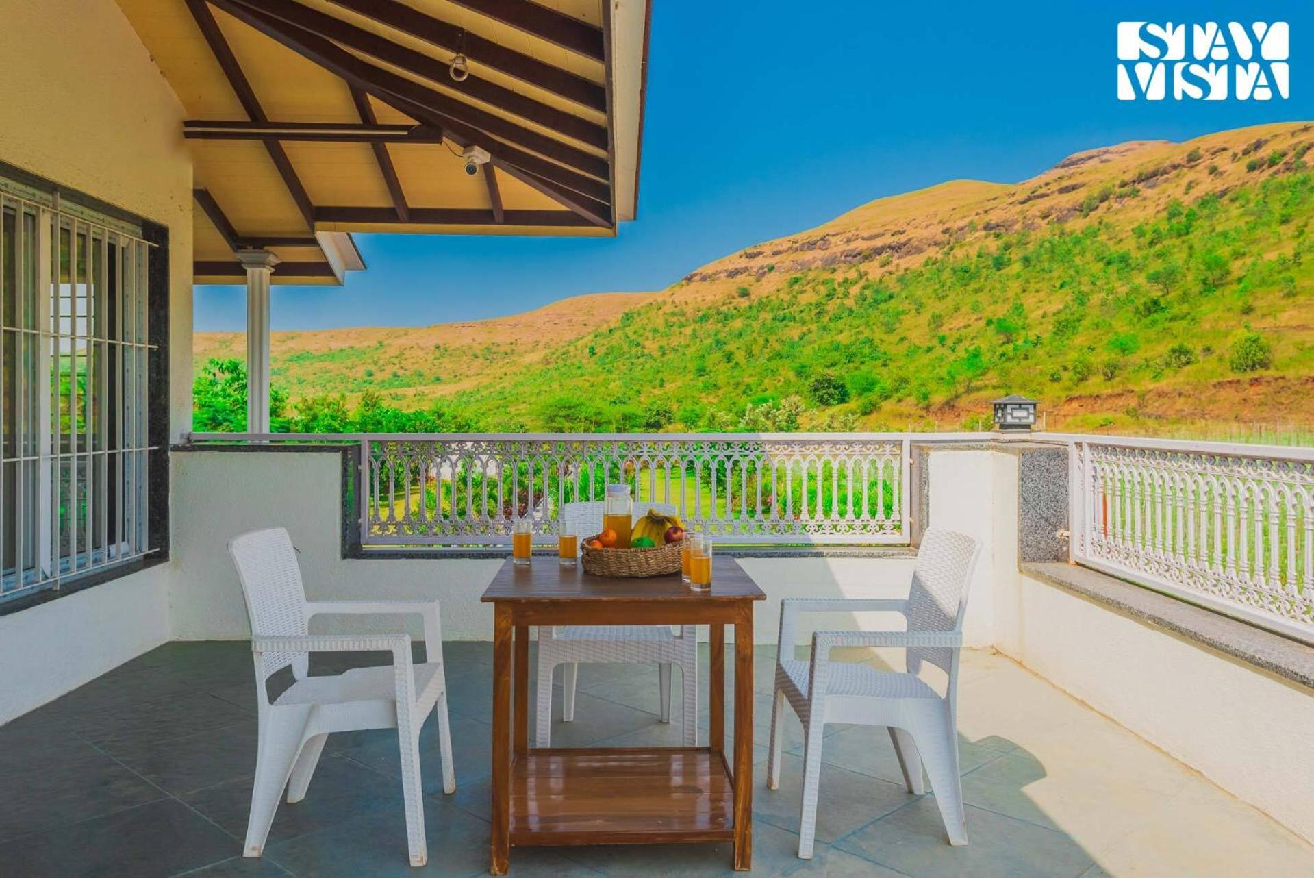 StayVista's Hill Crest Mansion - Hill-View Villa with Private Pool, Deck, Lawn & Gazebo view 3