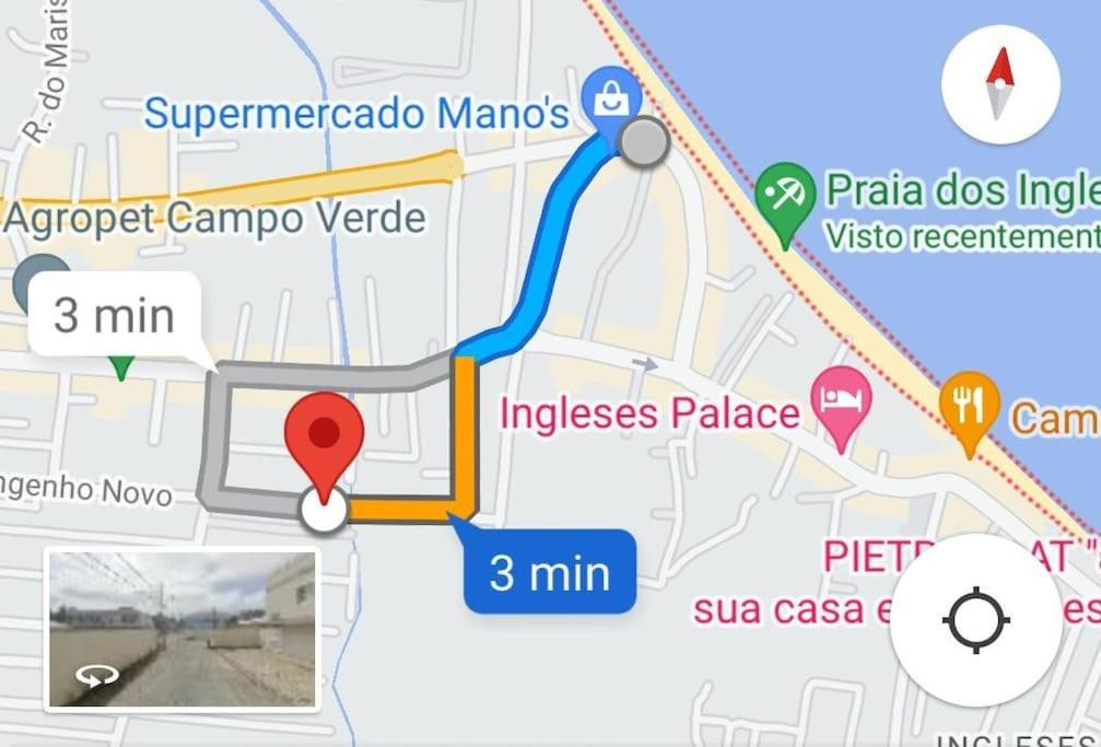 Apartamento 600 m da Praia dos Ingleses Pet Friendly Wi-Fi Garagem