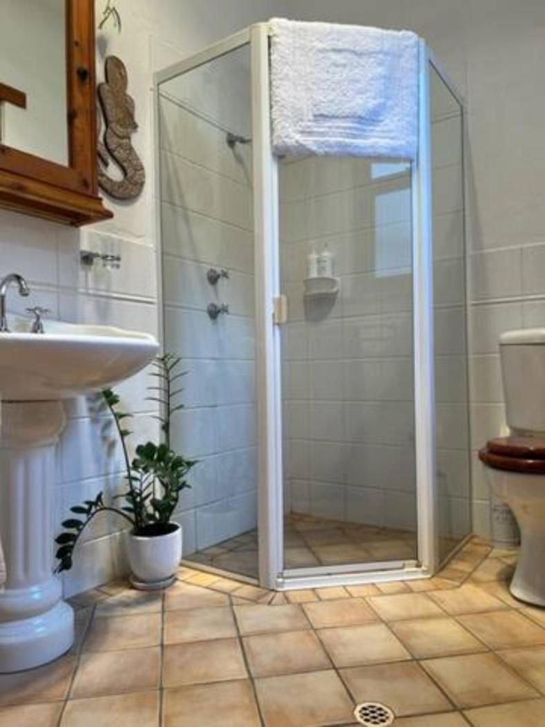 Two roomed private suite in front of cottage