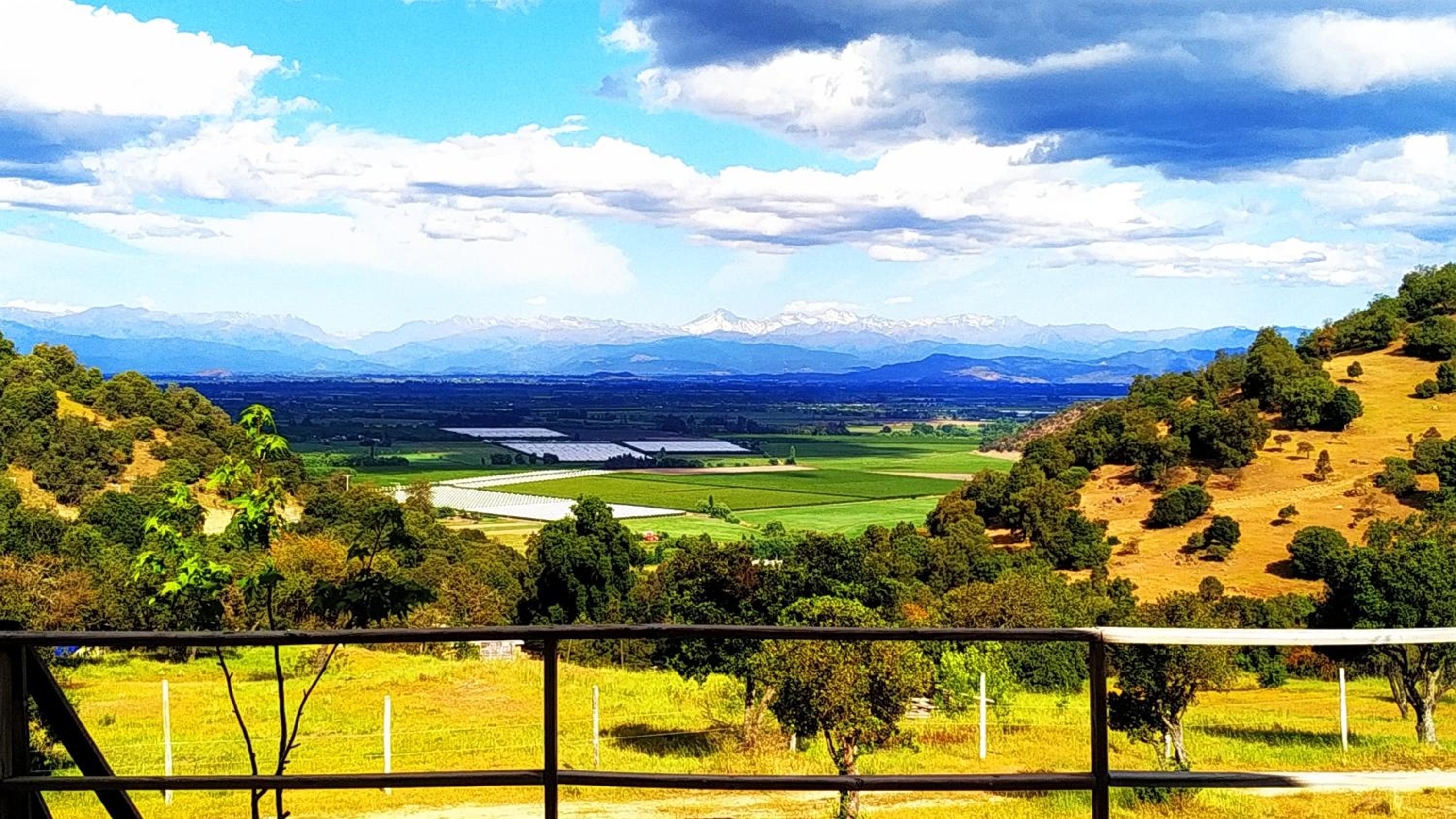 Casa principal del Fundo con la mejor Vista del Maule