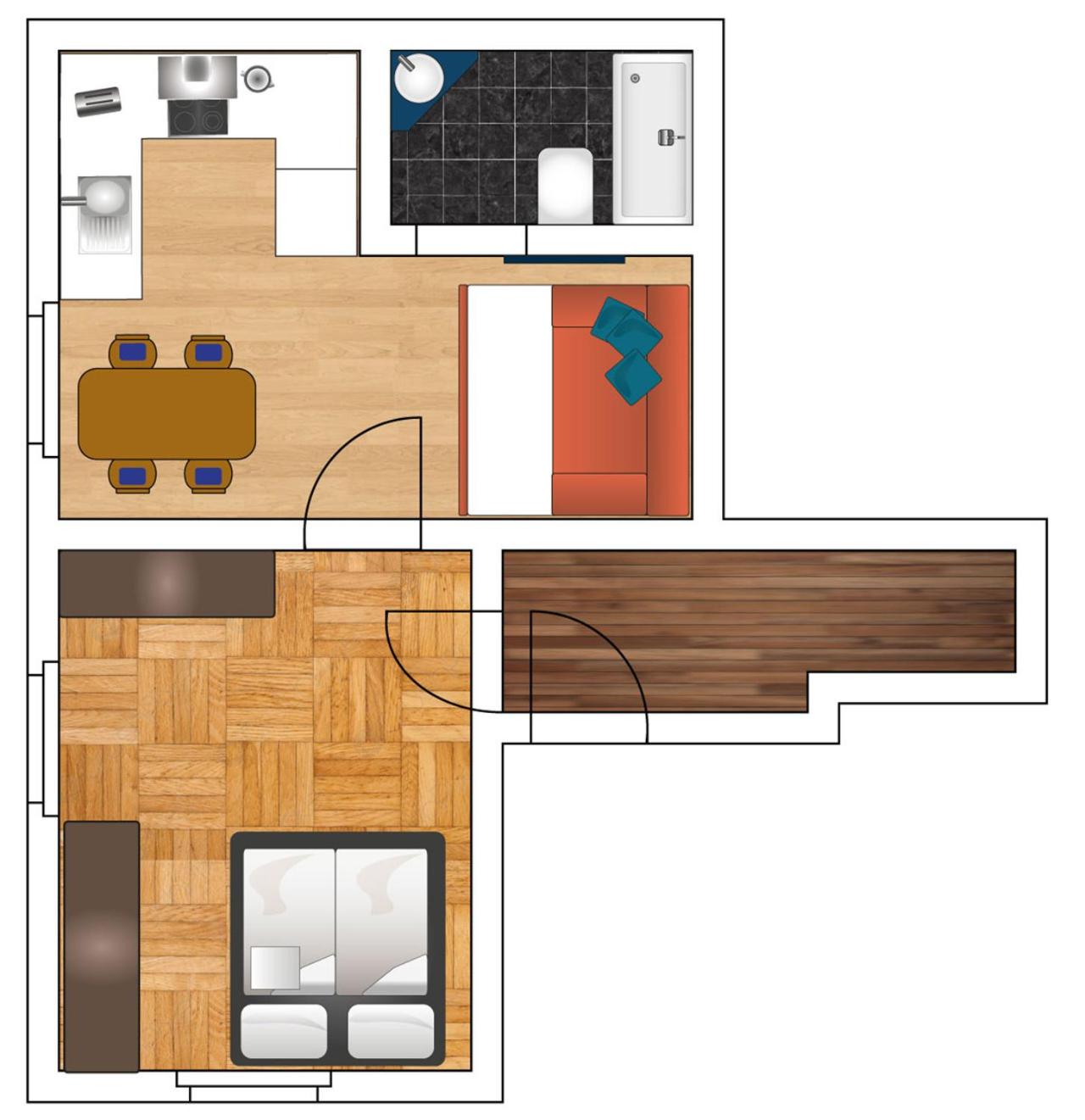 Bludenz Apartments RosaKlein-30m2 & RubinaGross-100m2