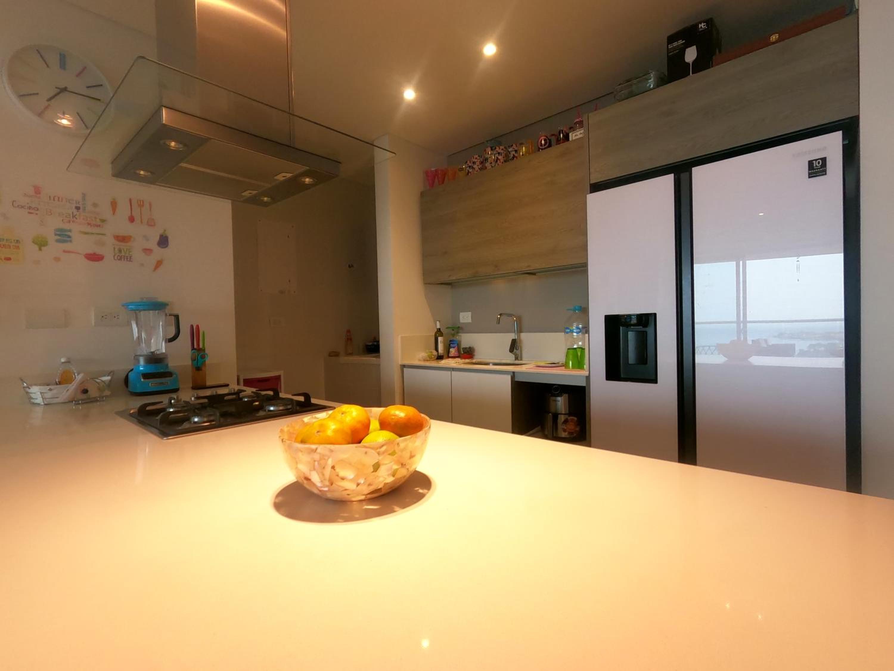 exclusivo apartamento con doble vista al mar en santa marta #