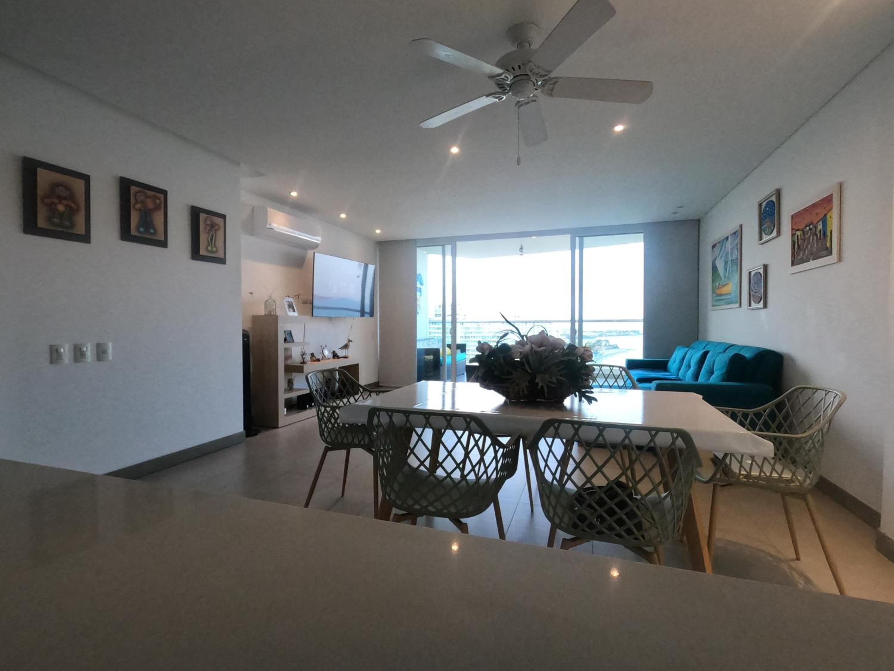 exclusivo apartamento con doble vista al mar en santa marta #