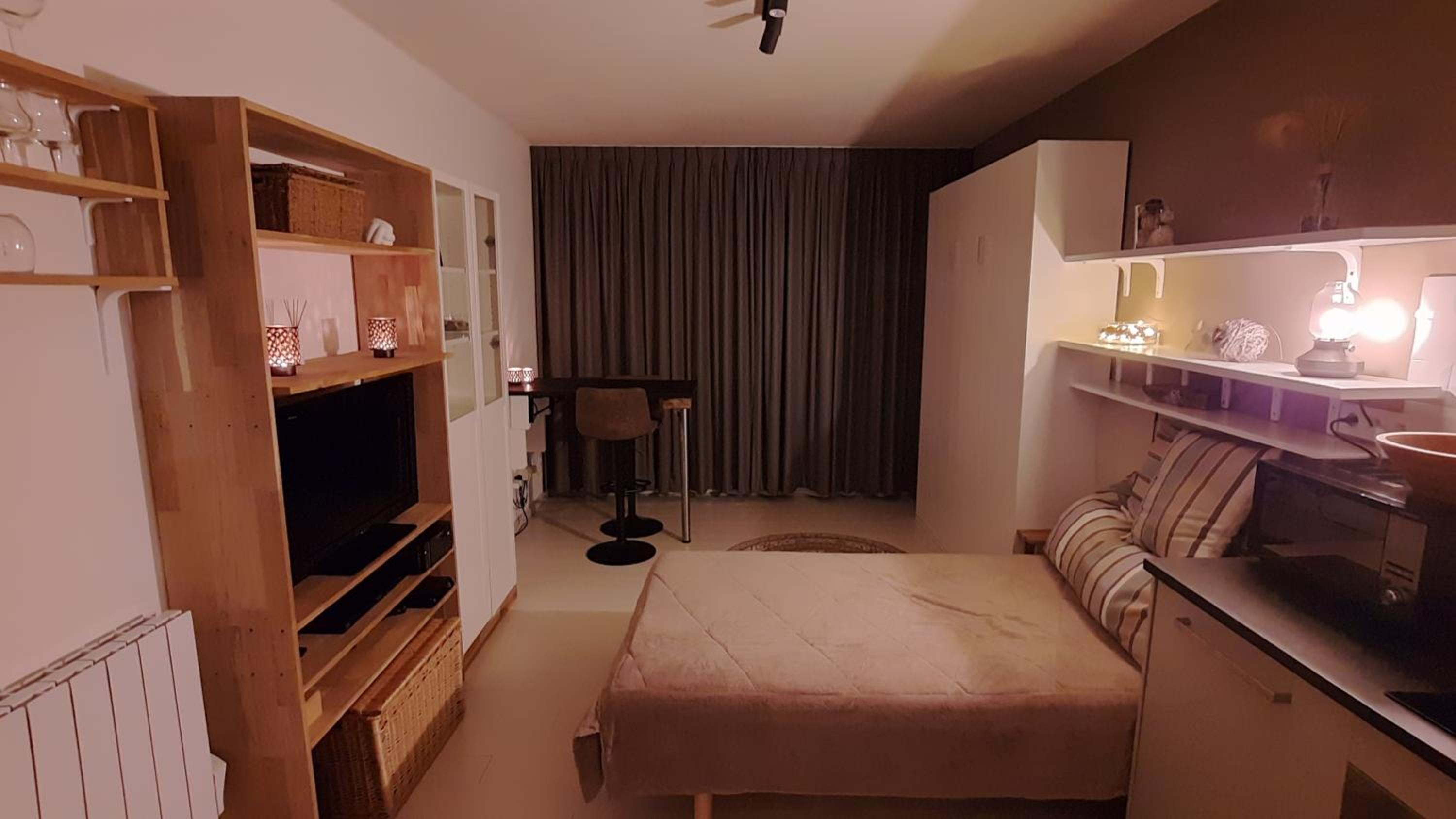 Gezellige studio met balkon - Santhooft centrum Nieuwpoort-bad