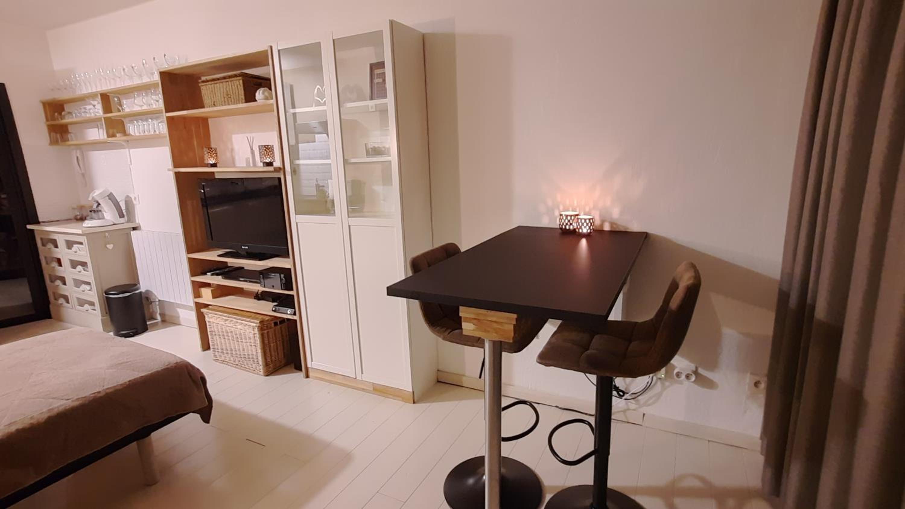 Gezellige studio met balkon - Santhooft centrum Nieuwpoort-bad