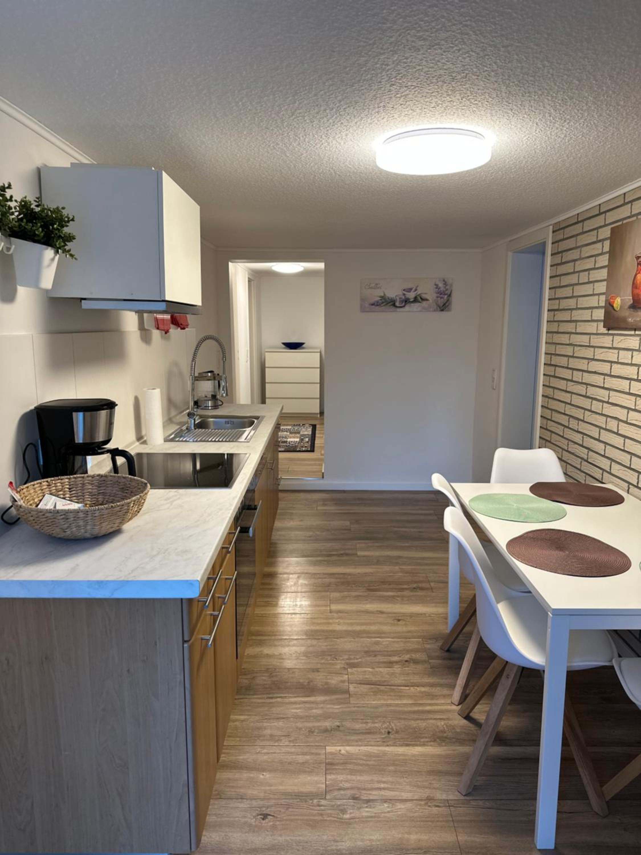 Ferien ind Monteur Wohnung Maiglöckchen mit 2 Schlafzimmern