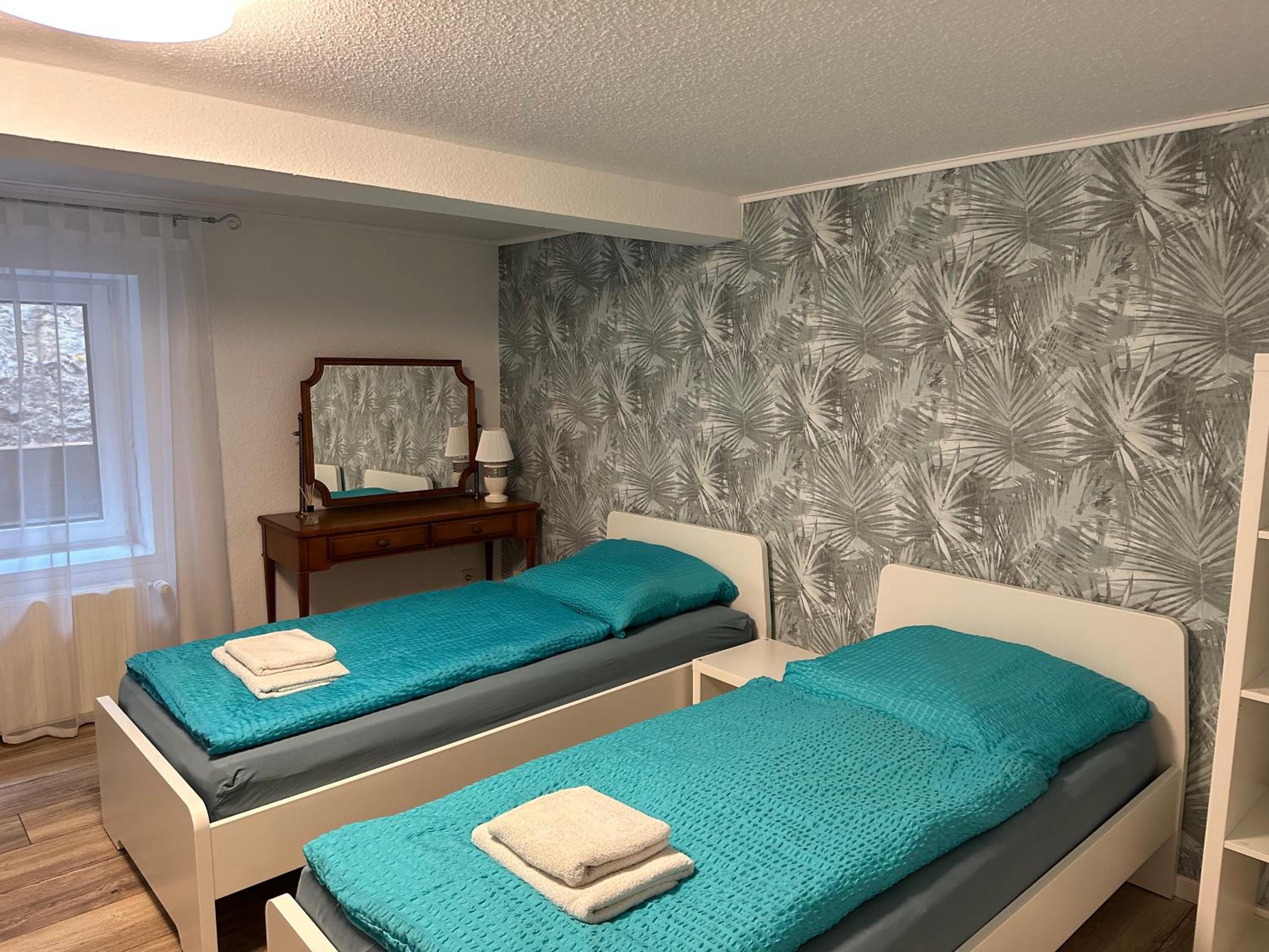 Ferien ind Monteur Wohnung Maiglöckchen mit 2 Schlafzimmern