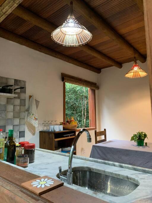 Casa Vermelha no Sítio das Árvores