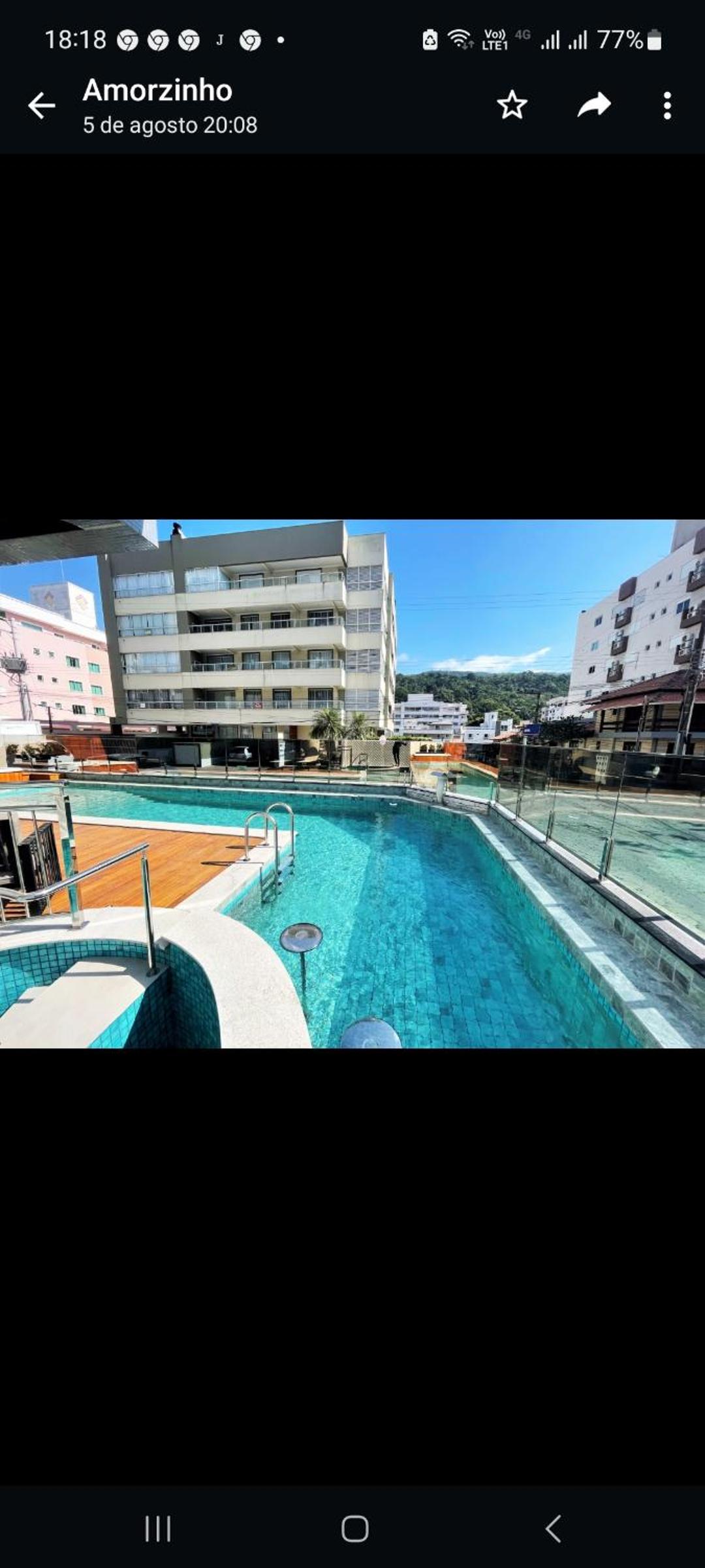 Ótimo Apto, Jacuzzi aquecida e piscina, pertinho da praia