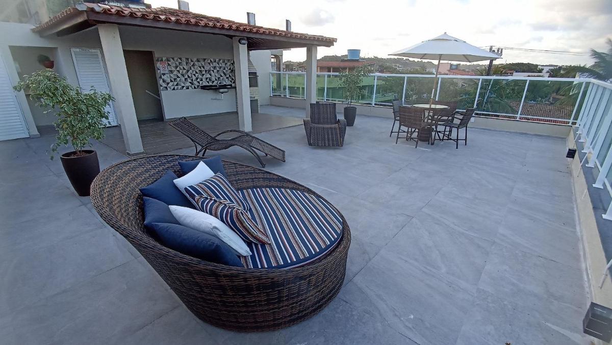 Lindo apartamento pé na areia em Cabo Gaibú prox Porto de galinhas