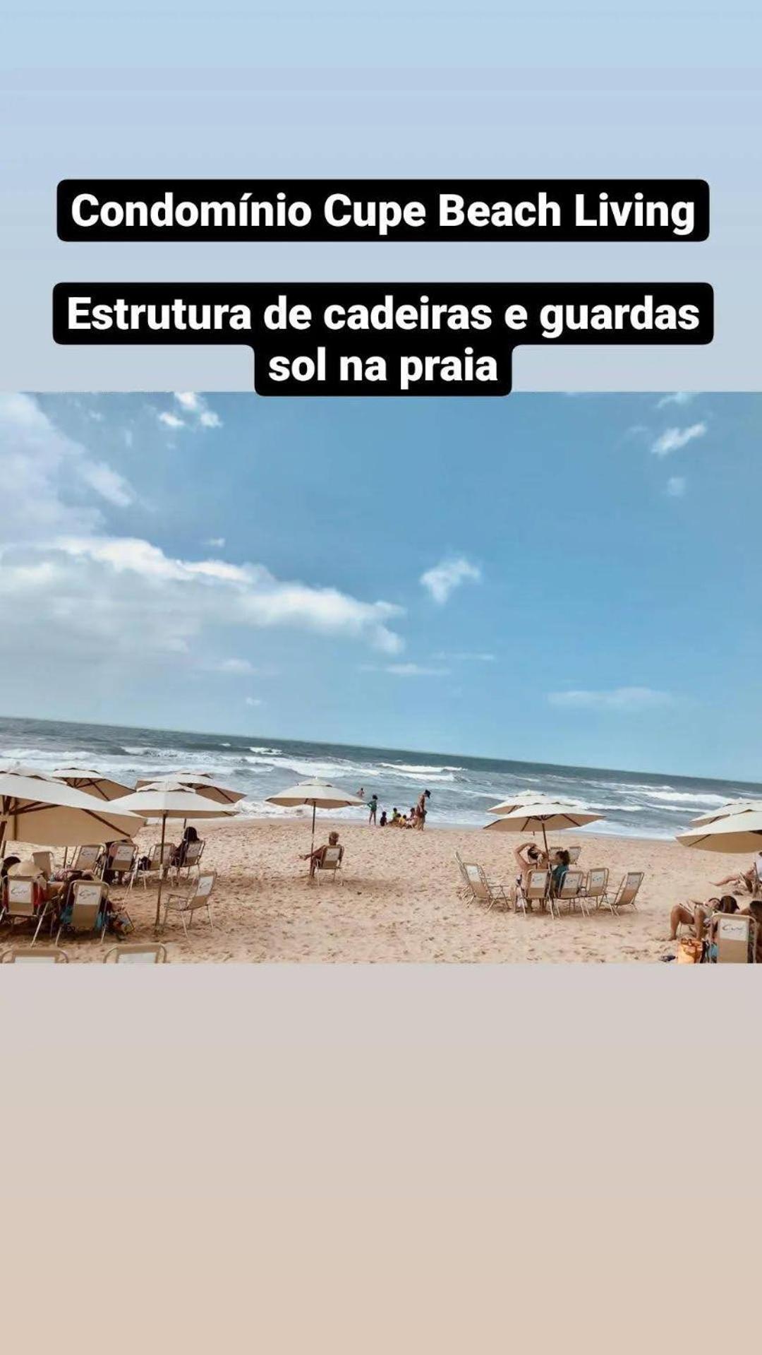 Luxuoso Flat 3 quartos, térreo, no Cupe Beach Living - beira mar de Porto de Galinhas