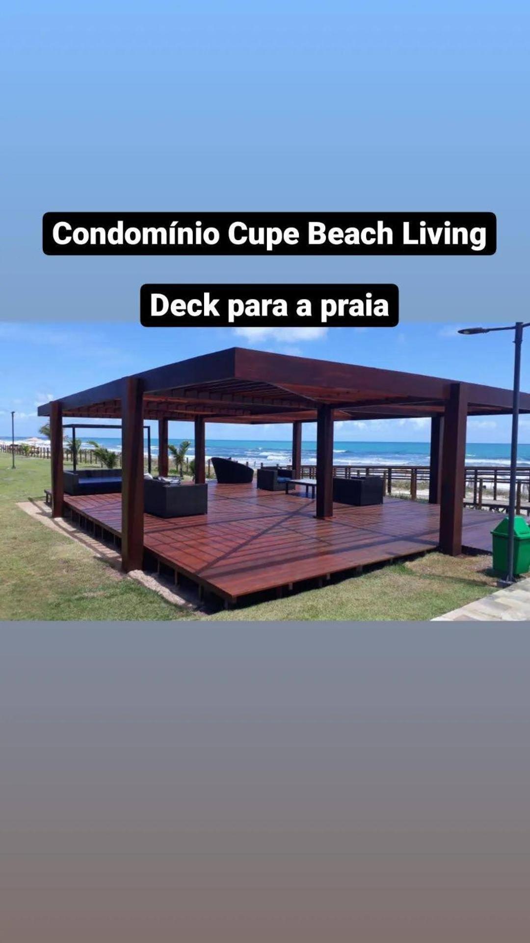 Luxuoso Flat 3 quartos, térreo, no Cupe Beach Living - beira mar de Porto de Galinhas