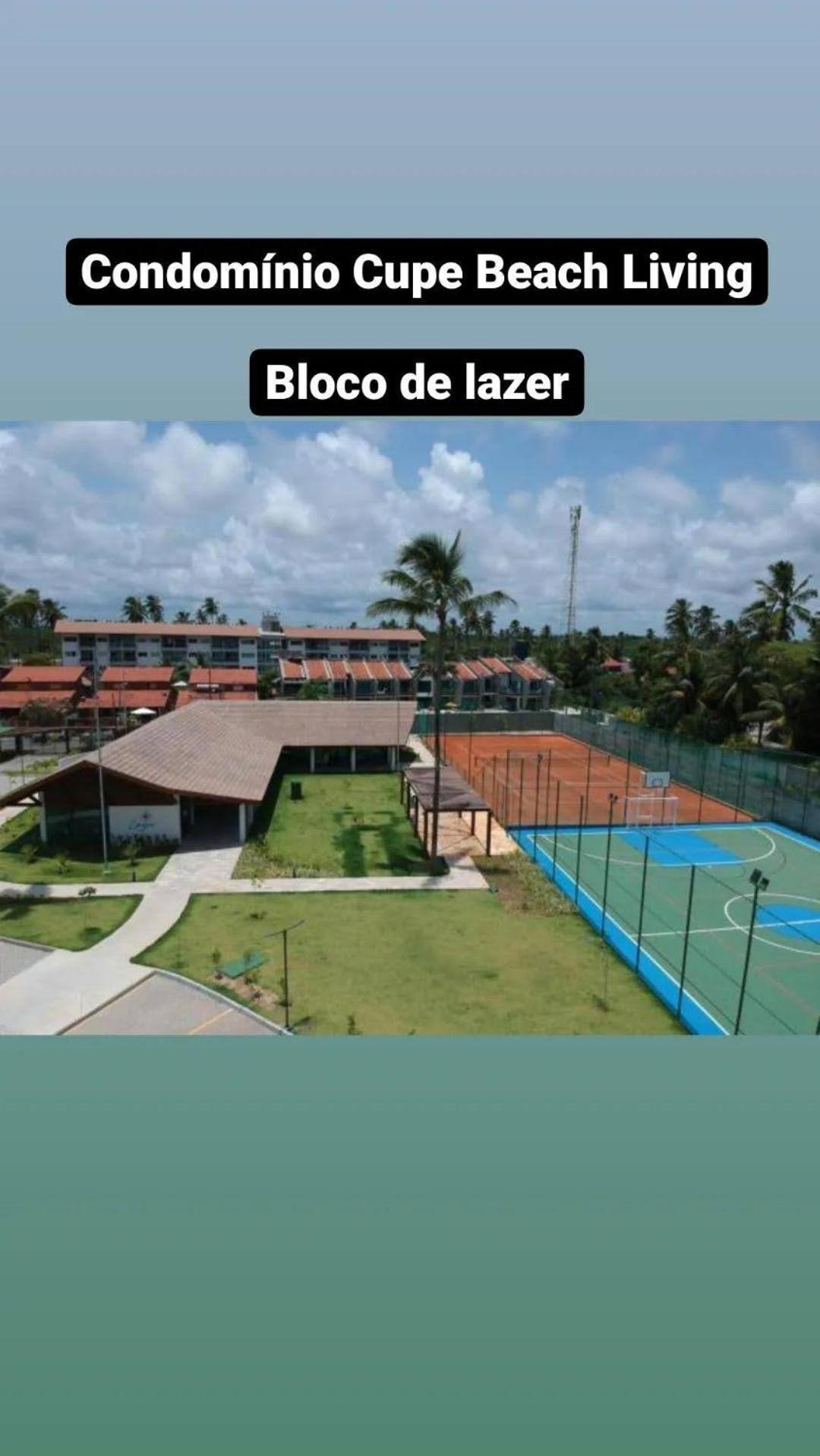 Luxuoso Flat 3 quartos, térreo, no Cupe Beach Living - beira mar de Porto de Galinhas