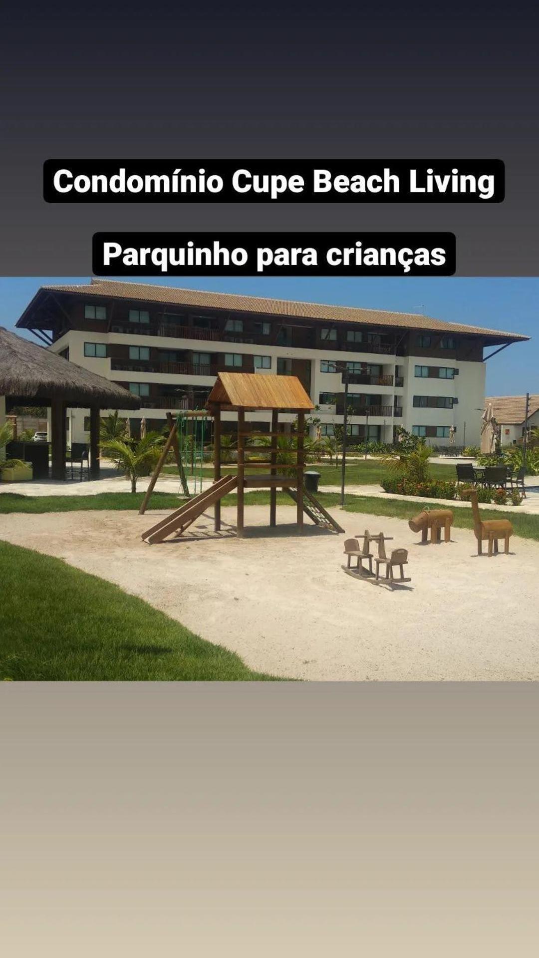 Luxuoso Flat 3 quartos, térreo, no Cupe Beach Living - beira mar de Porto de Galinhas