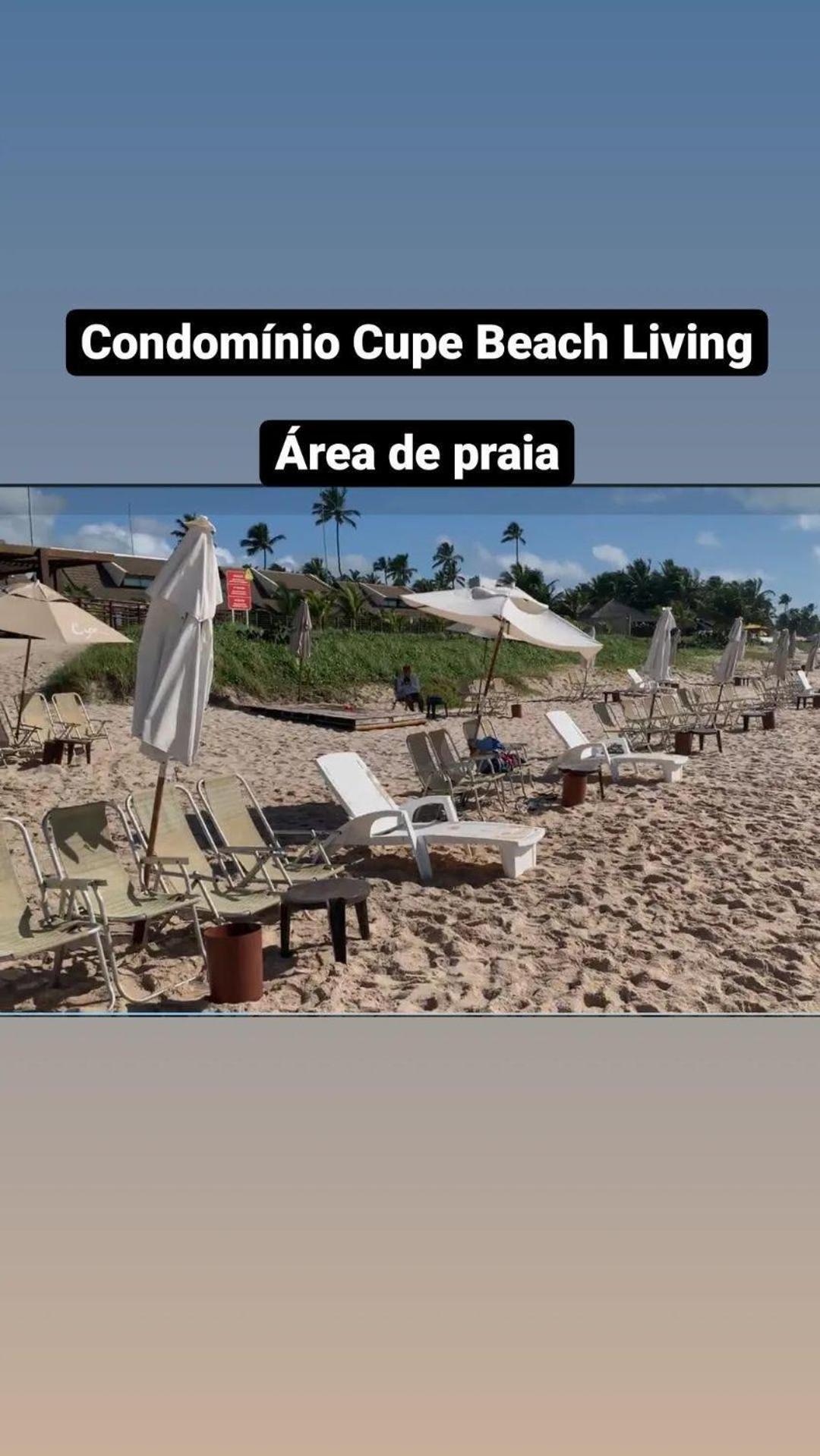 Luxuoso Flat 3 quartos, térreo, no Cupe Beach Living - beira mar de Porto de Galinhas