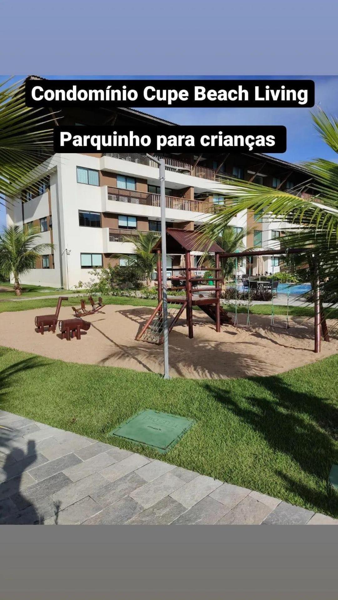 Luxuoso Flat 3 quartos, térreo, no Cupe Beach Living - beira mar de Porto de Galinhas