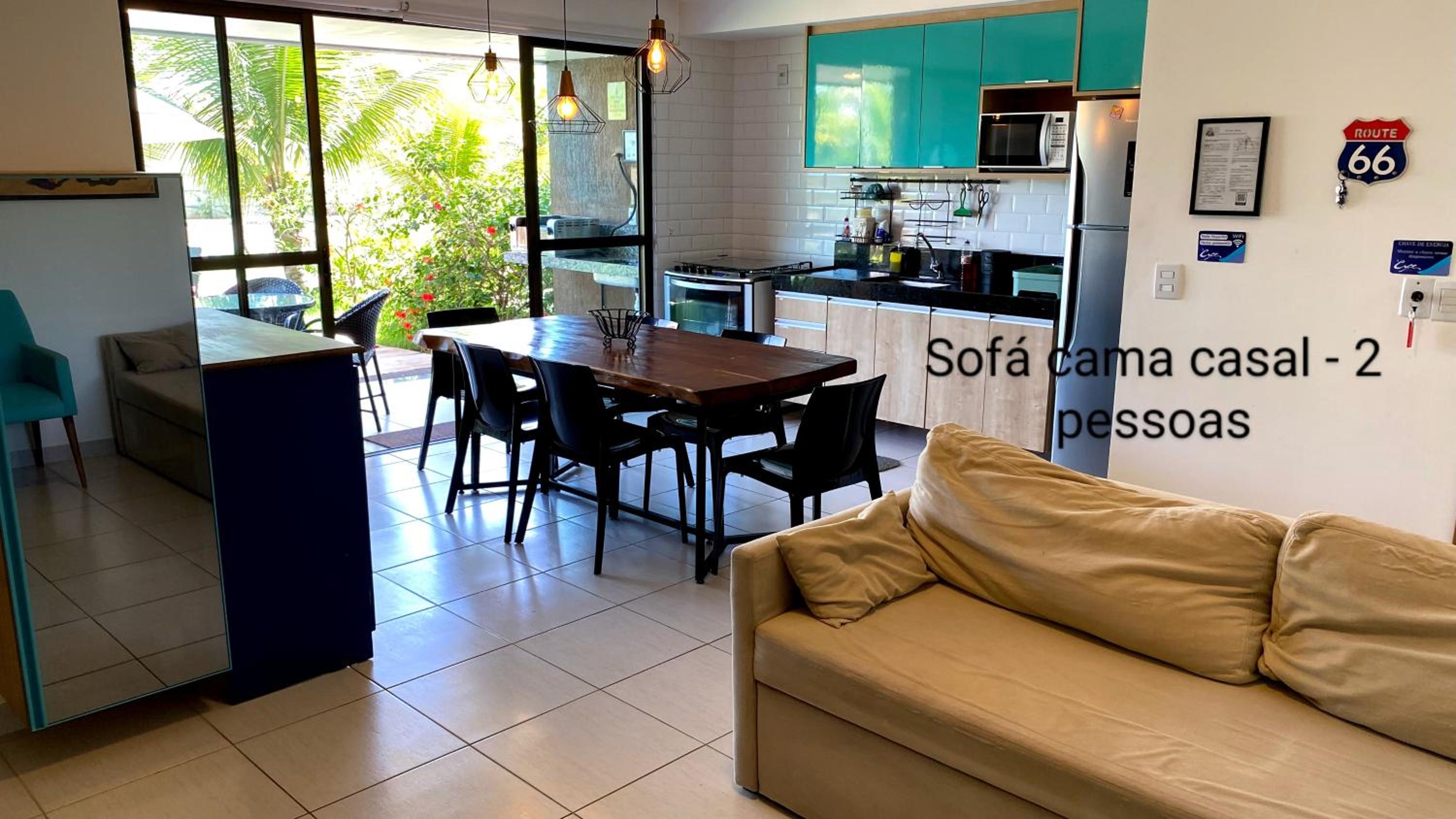 Luxuoso Flat 3 quartos, térreo, no Cupe Beach Living - beira mar de Porto de Galinhas