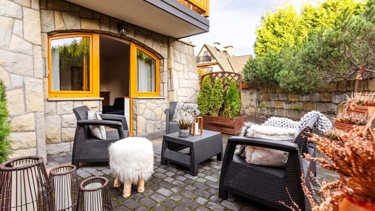 outdoor BBQ area