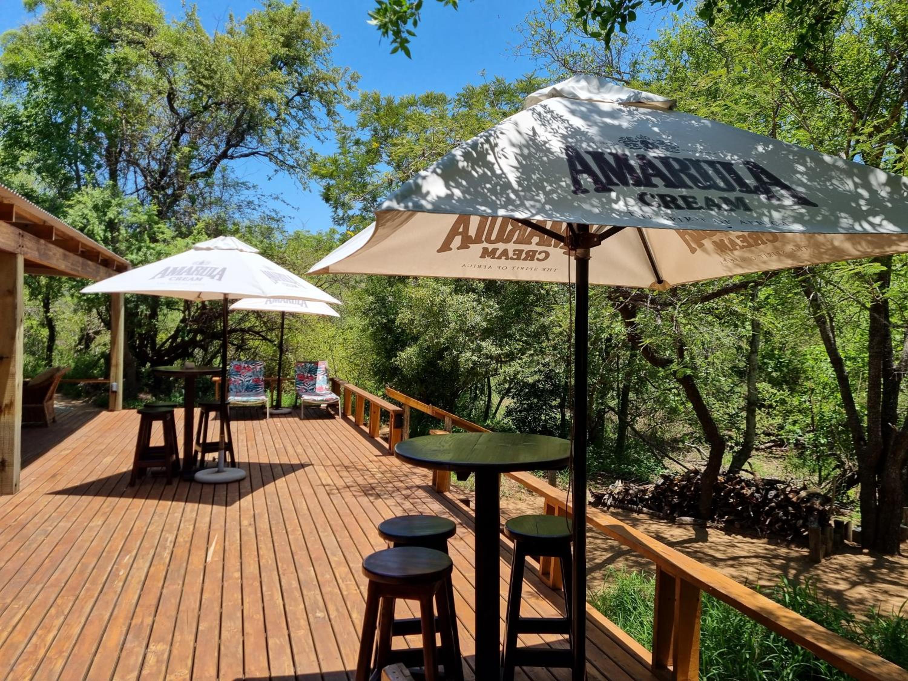 outdoor BBQ area