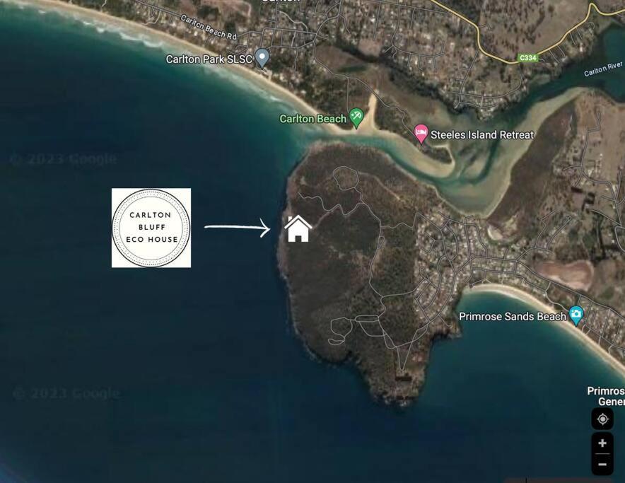 Eco Waterfront Seclusion - Carlton Bluff House
