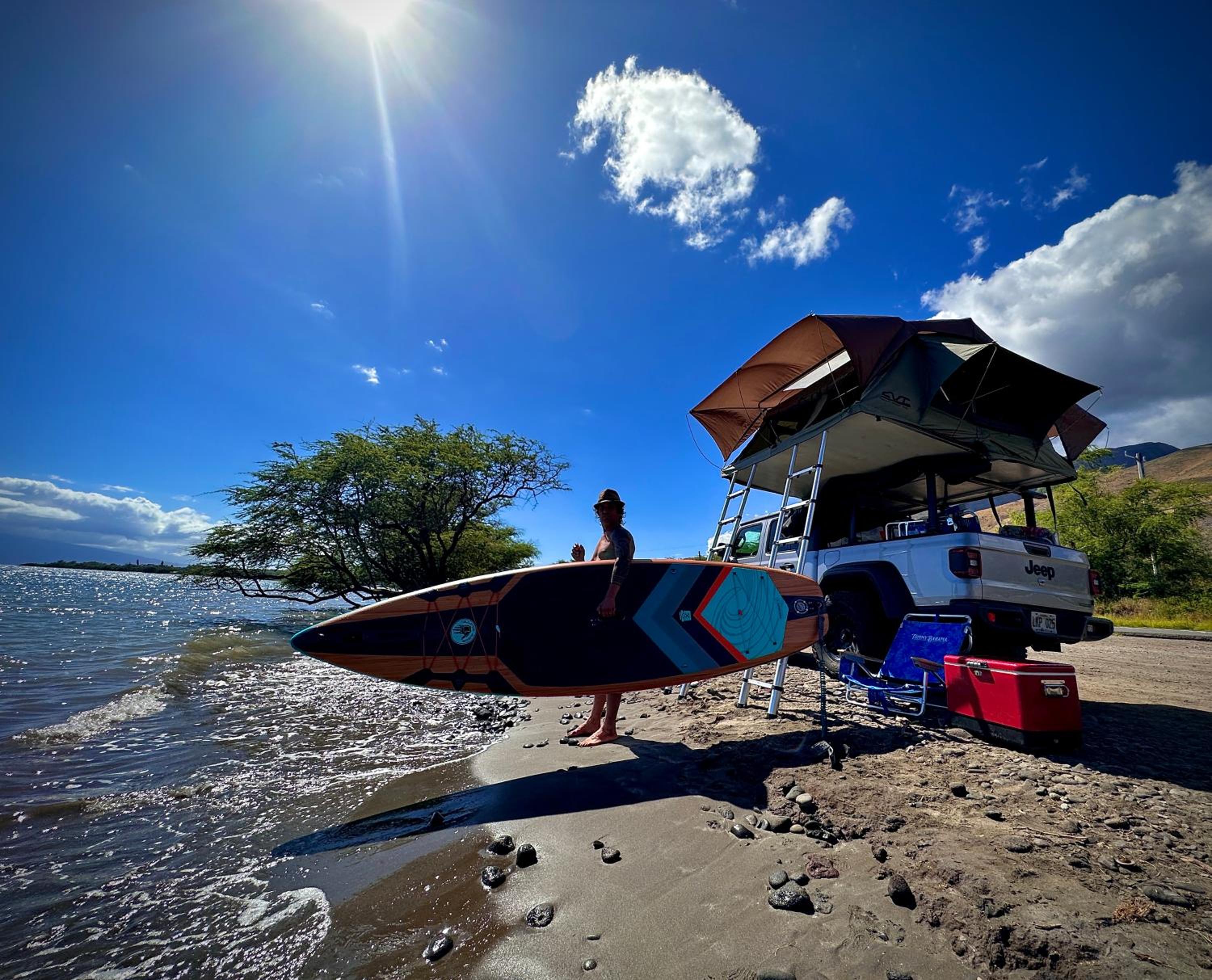 Explore Maui's diverse campgrounds and uncover the island's beauty from fresh perspectives every day as you journey with Aloha Glamp's great jeep equipped