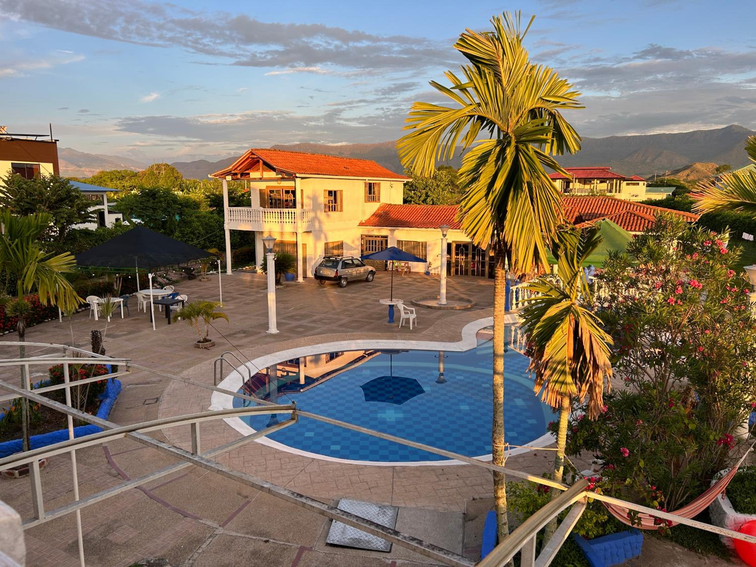 Casa Quinta tipo hotel con aire